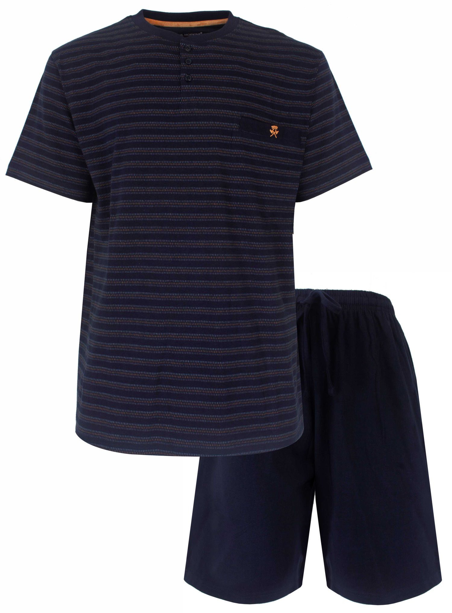 Paul Hopkins Shorty Herren Pyjama kurz (2 tlg) Baumwolle günstig online kaufen