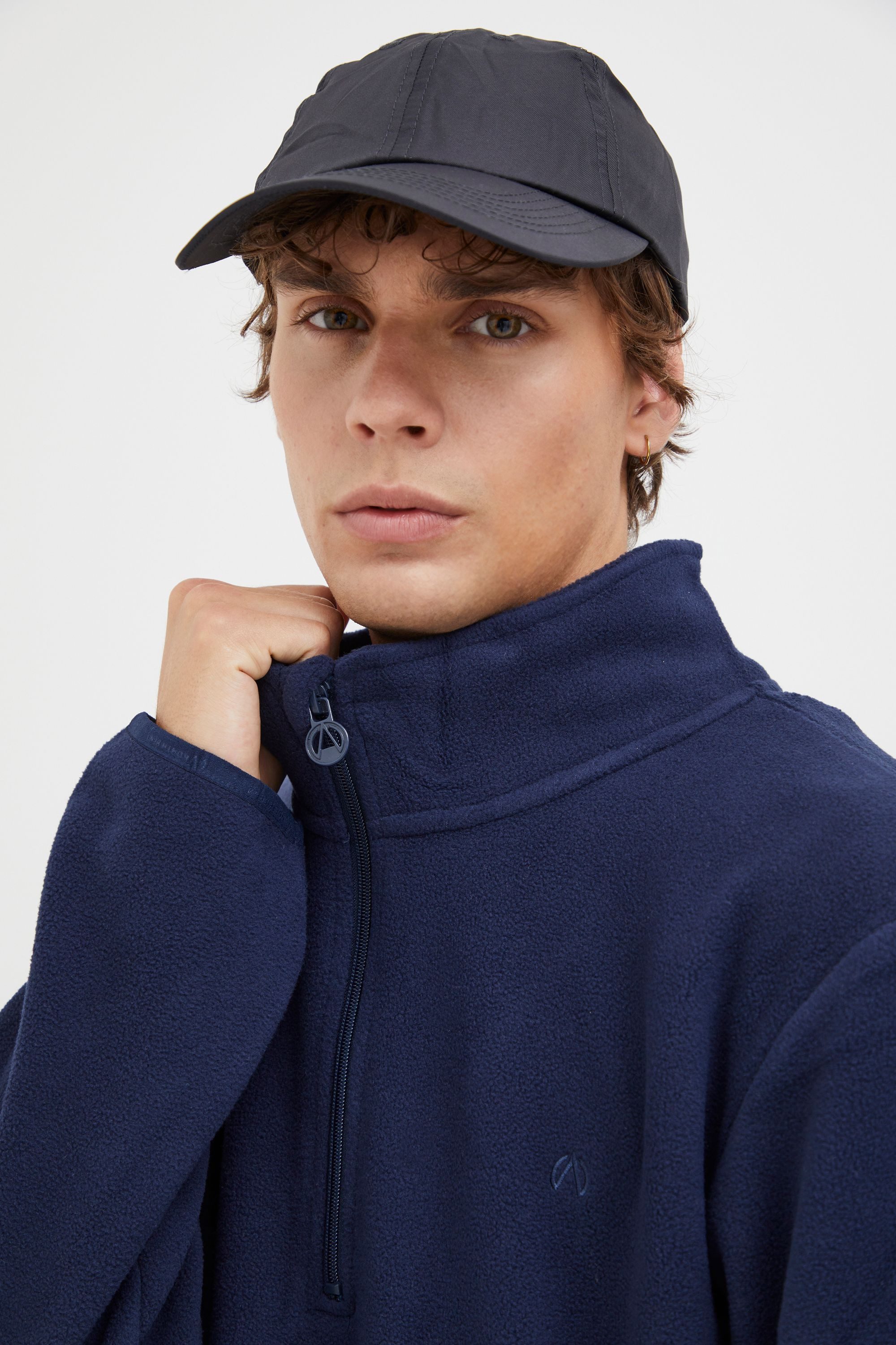 North Bend Troyer NBCotas M Atmungsaktiver Fleecepullover mit Troyer Kragen