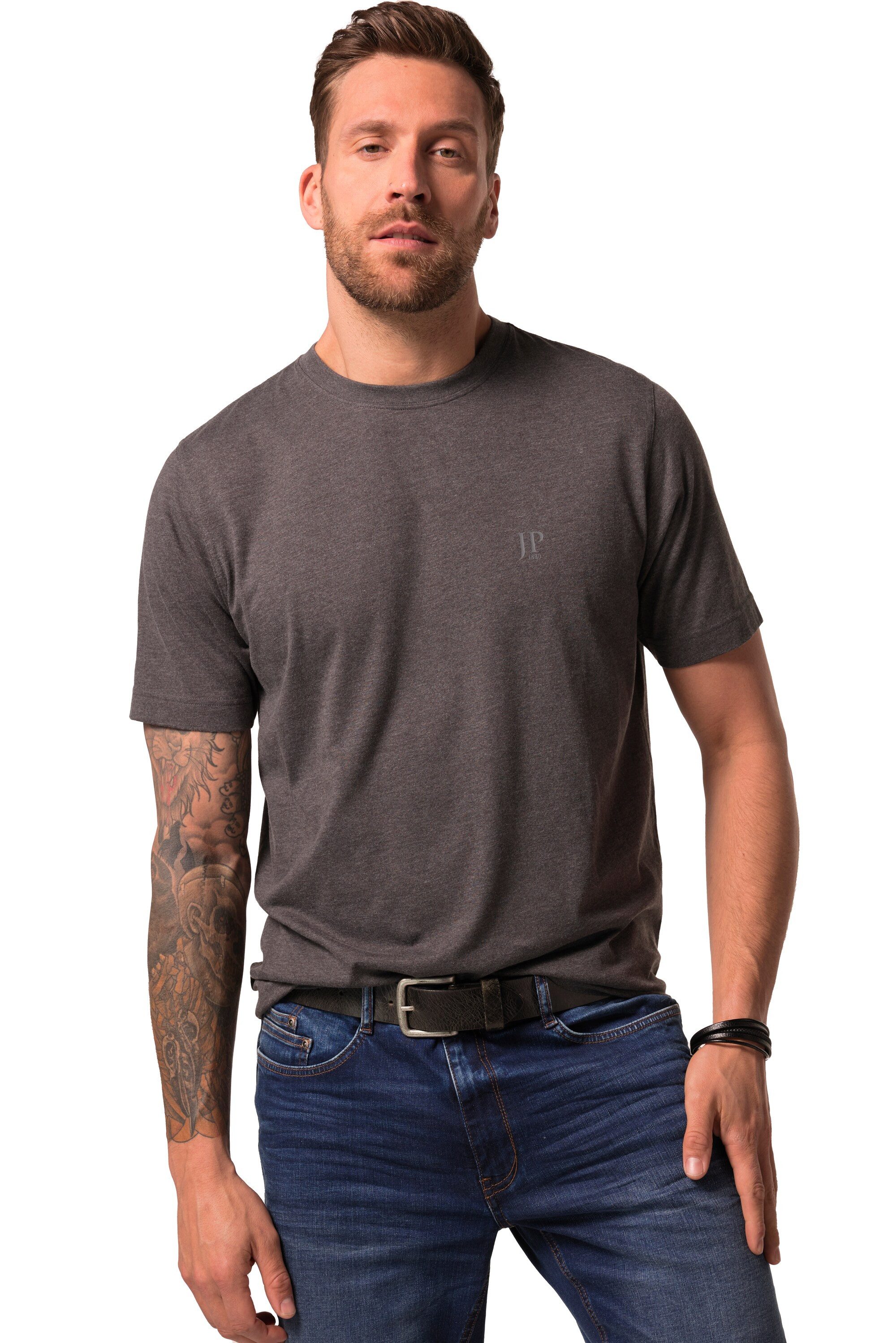 JP1880 T-Shirt T-Shirts Basic 2er-Pack Rundhals (2-tlg)