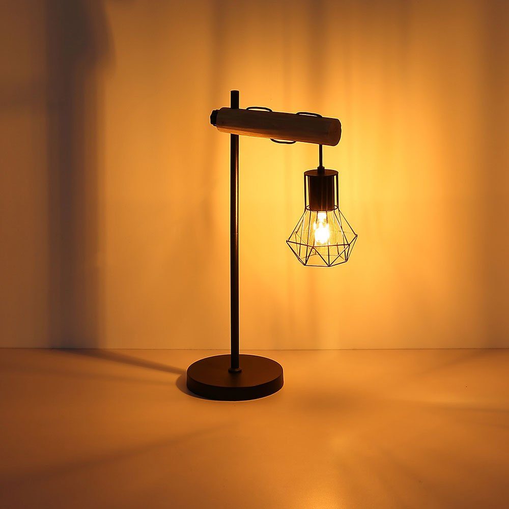 etc-shop LED Tischleuchte, Tischlampe Bürolampe Wohnzimmerleuchte Tischleuchte Schlafzimmerlampe