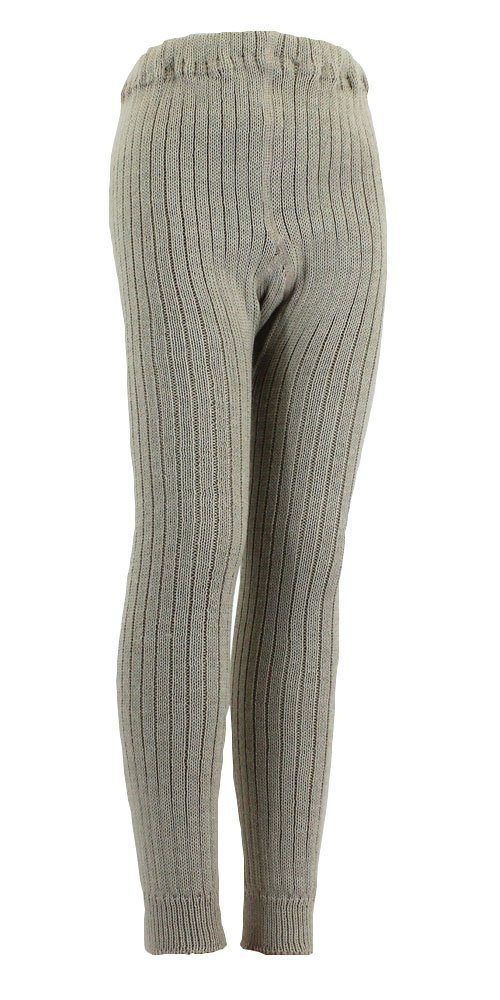 WERI SPEZIALS Strumpfhersteller GmbH Strickleggings Baby und Kinder Leggings mit hohem Wollanteil 3:1 Rippe Muster