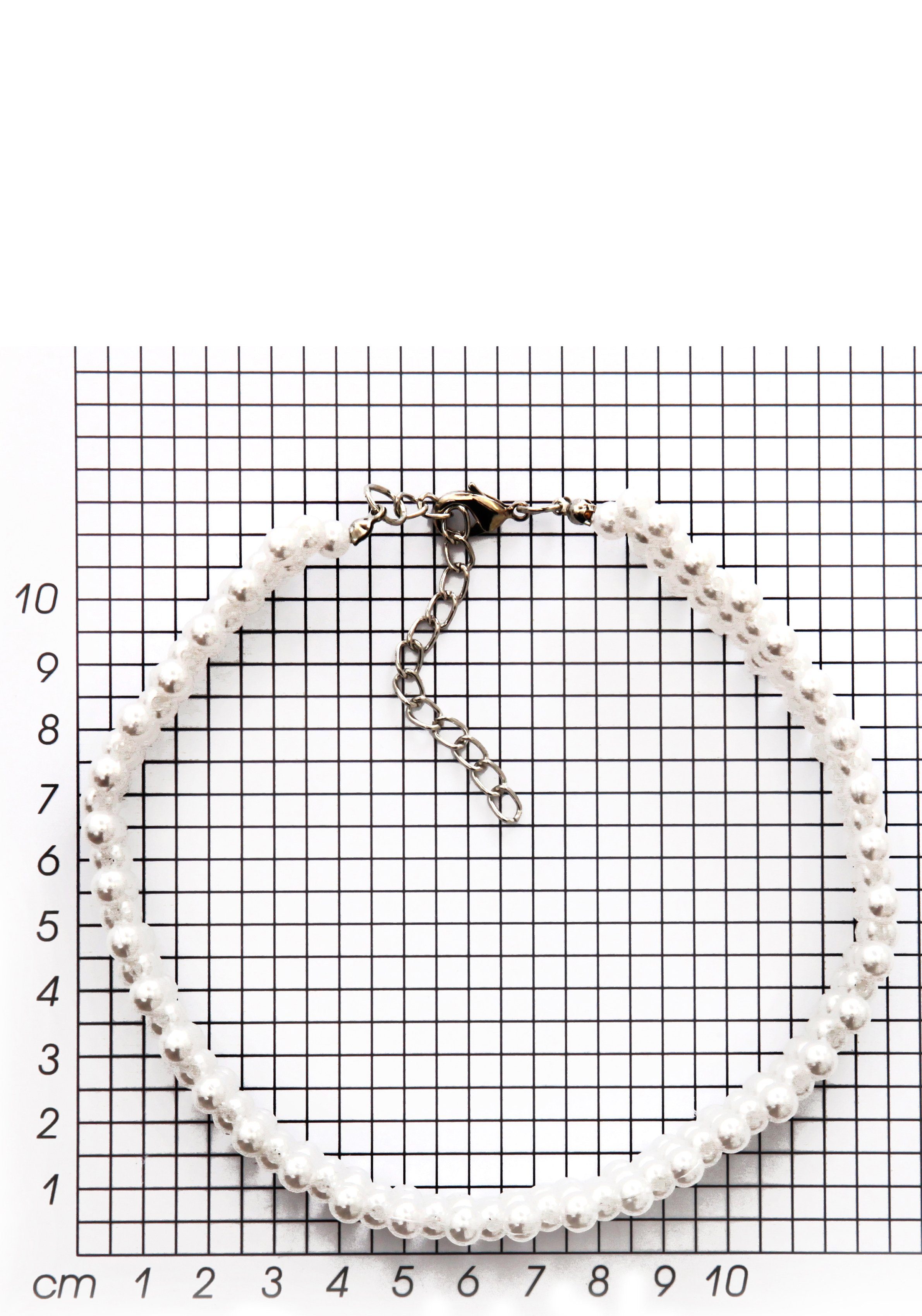 Firetti Perlenkette Choker im eleganten Look, breites Design, mit Acrylperle