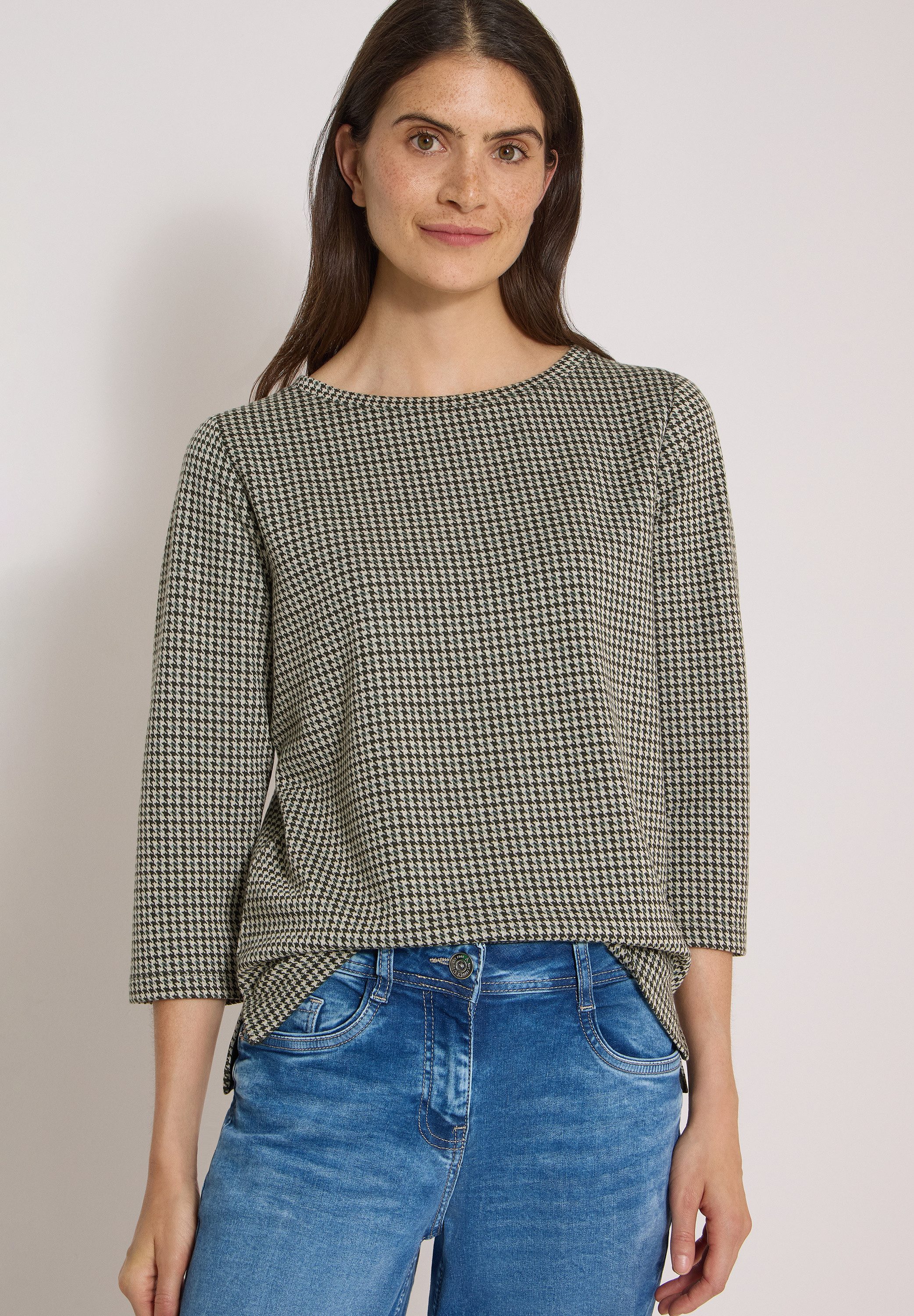 CECIL 3/4-Arm-Shirt mit 3/4 Ärmeln
