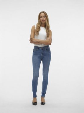 Vero Moda Skinny-fit-Jeans Vero Moda Damen Skinny-Fit Jeans-Hose - VmFlash Hose Stonewashed