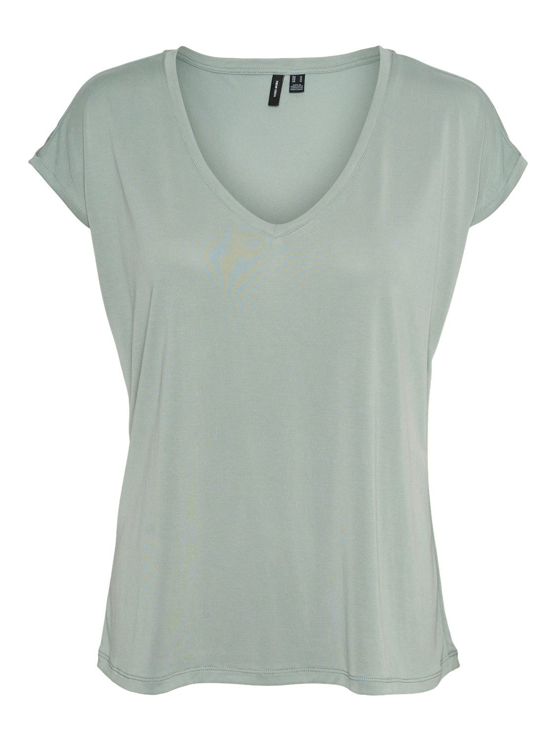 Vero Moda V-Shirt VMFILLI SS V-NECK TEE GA NOOS Materialmix, relaxed fit günstig online kaufen