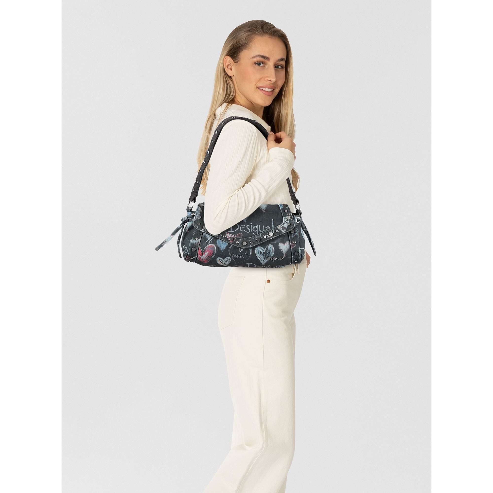 Desigual Schultertasche Stacatto, Baumwolle