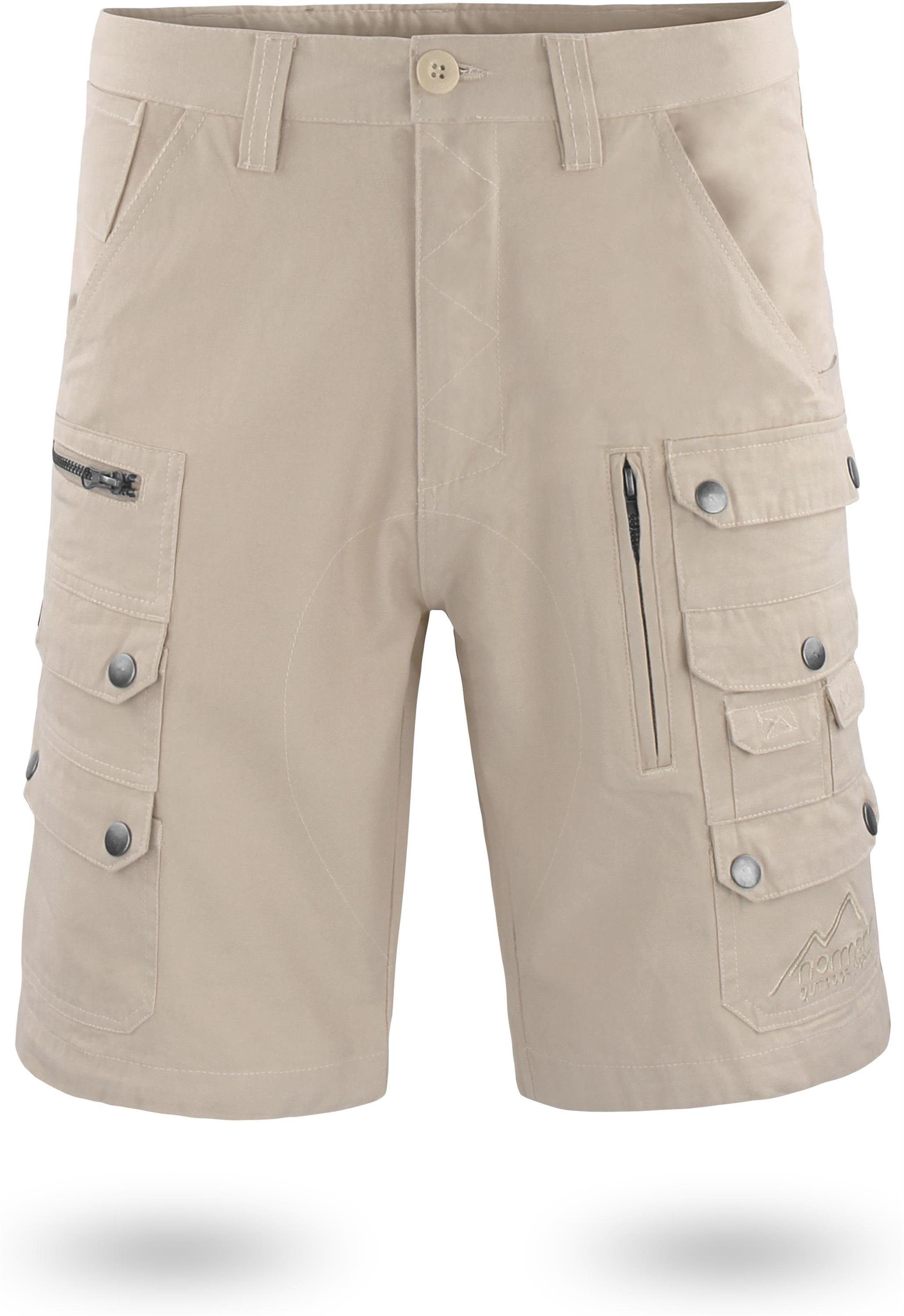 normani Bermudas Herren Shorts Mojave Arbeitsshorts kurze Sommershorts Cargo-Shorts aus 100% Bio-Baumwolle