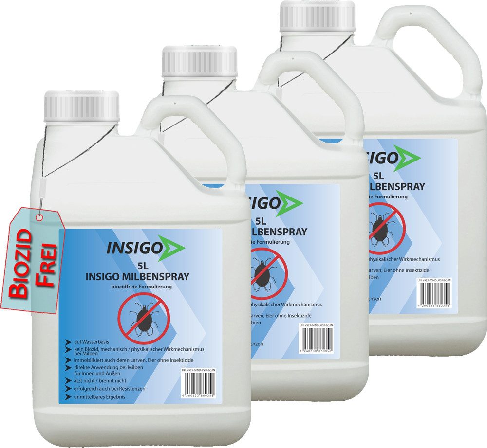 Insektenspray Anti Milben-Spray Milben-Mittel Ungezieferspray