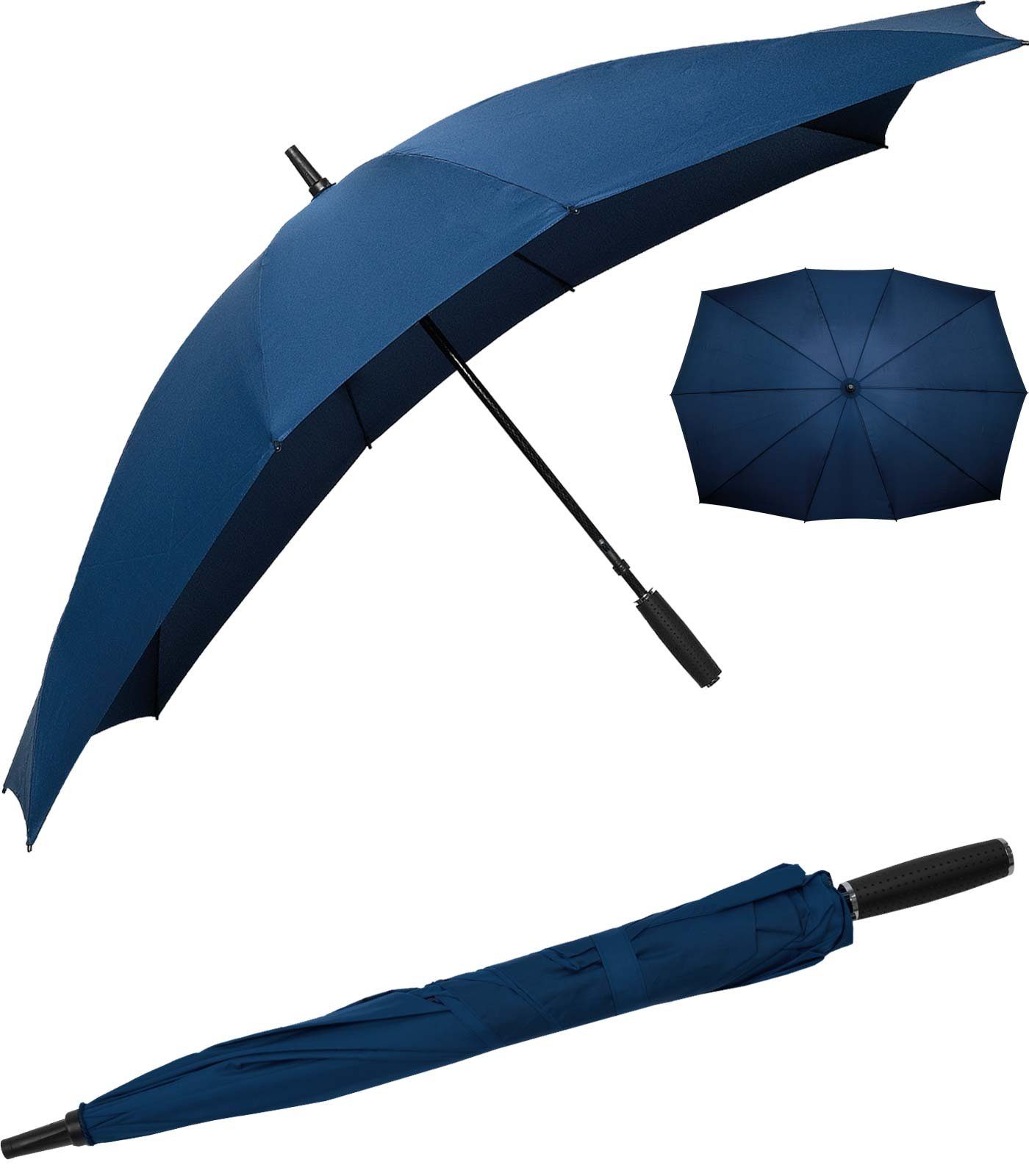 Impliva Langregenschirm Falcone® XXL rechteckiger Regenschirm für zwei, auß günstig online kaufen