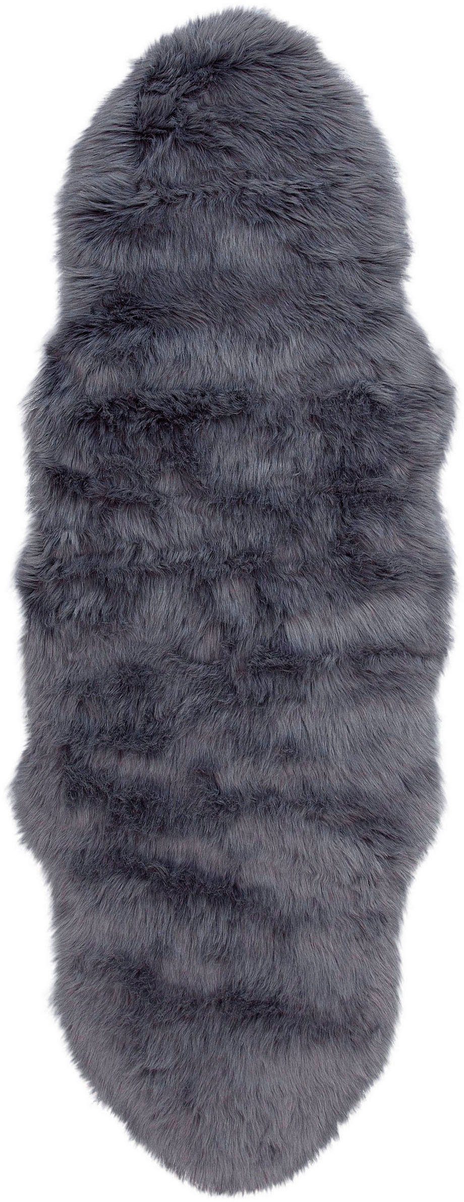 my home Hochflor-Teppich Valeria Fellteppich kuschelig, fellförmig, Höhe: 60 mm, Kunstfell, Fellform, weiche Teppiche, Schlafzimmer, Wohnzimmer