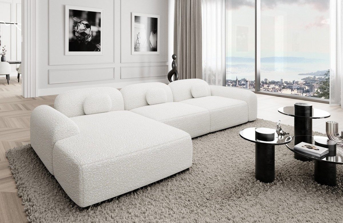 Sofa Dreams Ecksofa Polstersofa Stoff Couch Stoffsofa Modern Sofa Barcelona günstig online kaufen