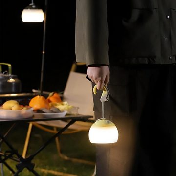 HYTIREBY LED Außen-Tischleuchte LED Campinglampe,LED Camping Laterne USB C Wiederaufladbare, LED Nachtlicht für Wandern, Notfall, Dekoration