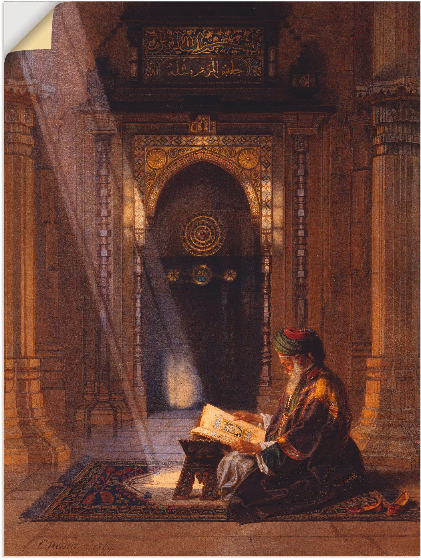 Artland Wandbild In der Moschee., Religion günstig online kaufen