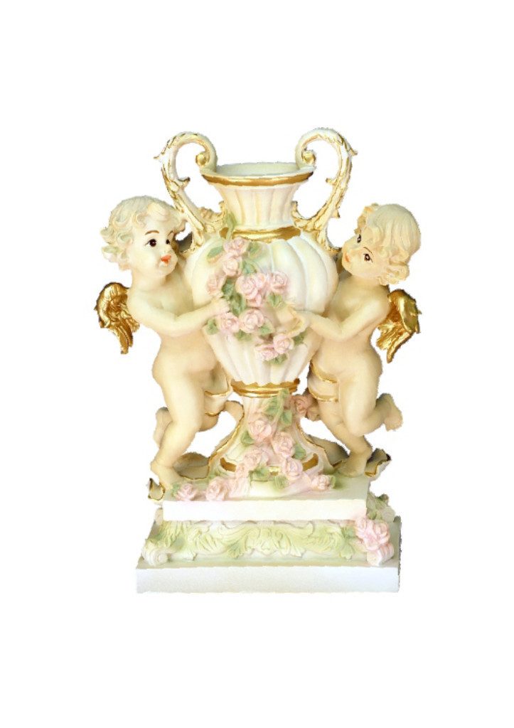 JVmoebel Dekovase XXL Vase Dekoration Deko Stil Skulptur Figur Kelch Engel Sofort (1 St), Made in Europa