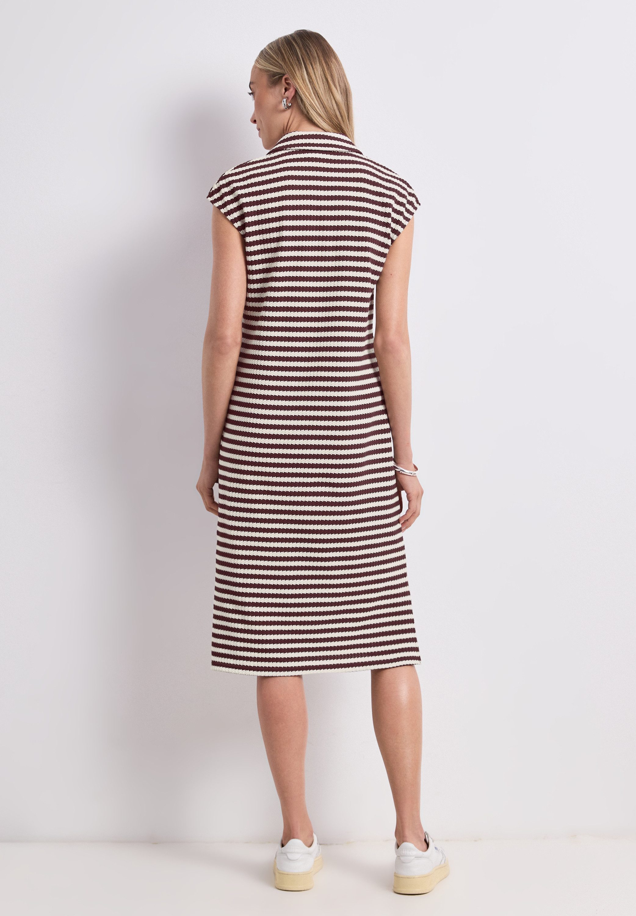 STREET ONE Midikleid im Streifendesign