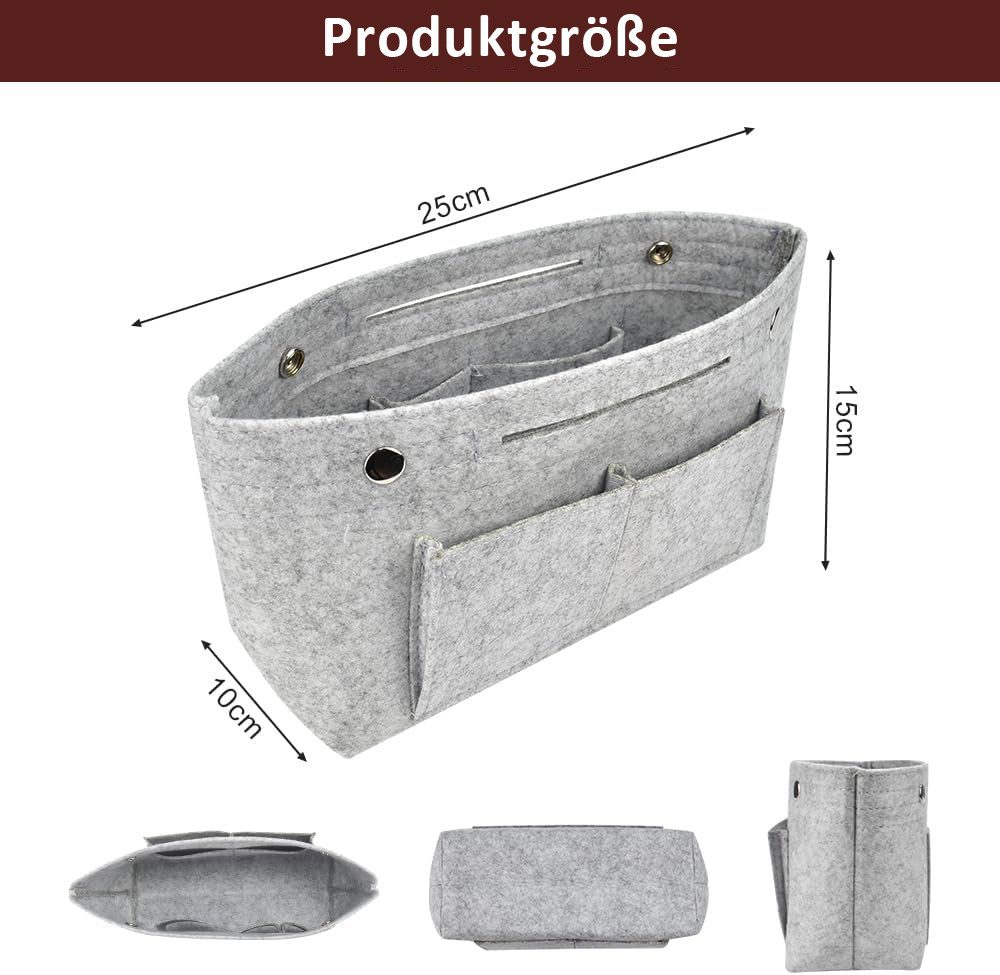 Coonoor Taschenorganizer Filz Handtasche Taschenorganizer, Organizer günstig online kaufen