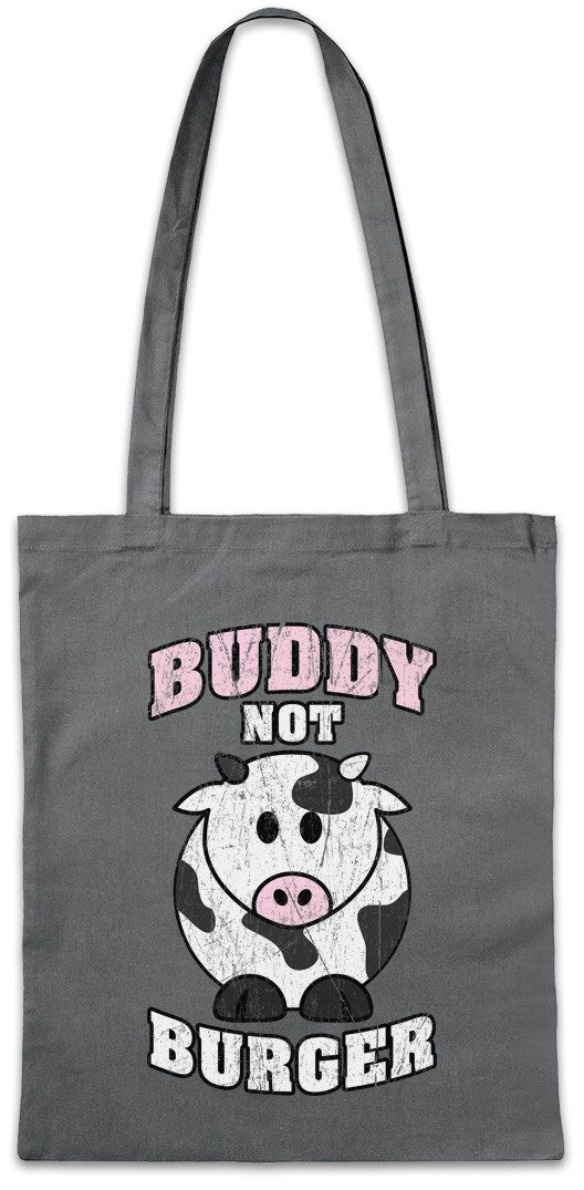 Beuteltasche Buddy Not Burger Stofftasche Vegan Vegetables Vegetarier Veganer