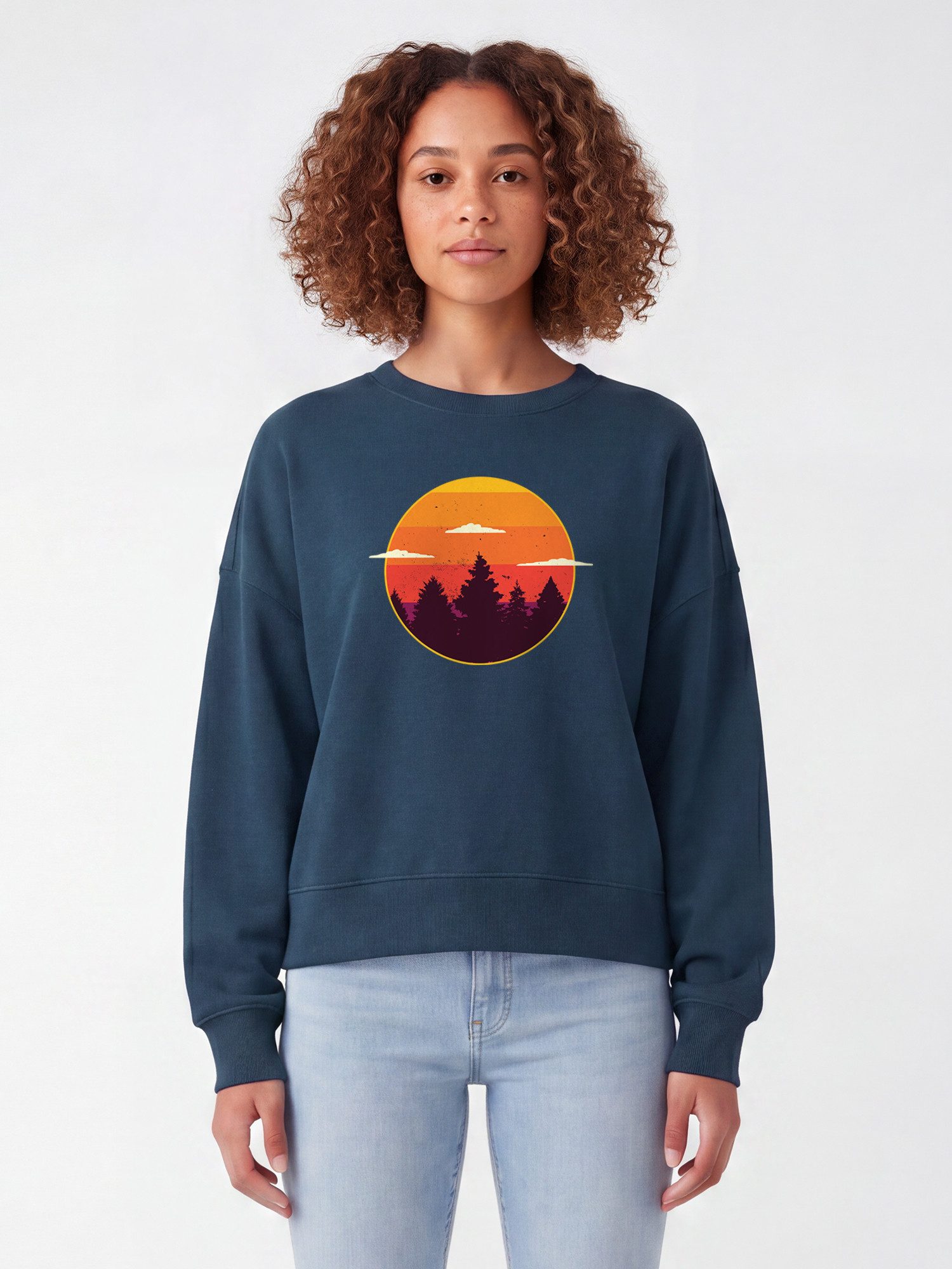 wat? Apparel Sweatshirt Sunset forest