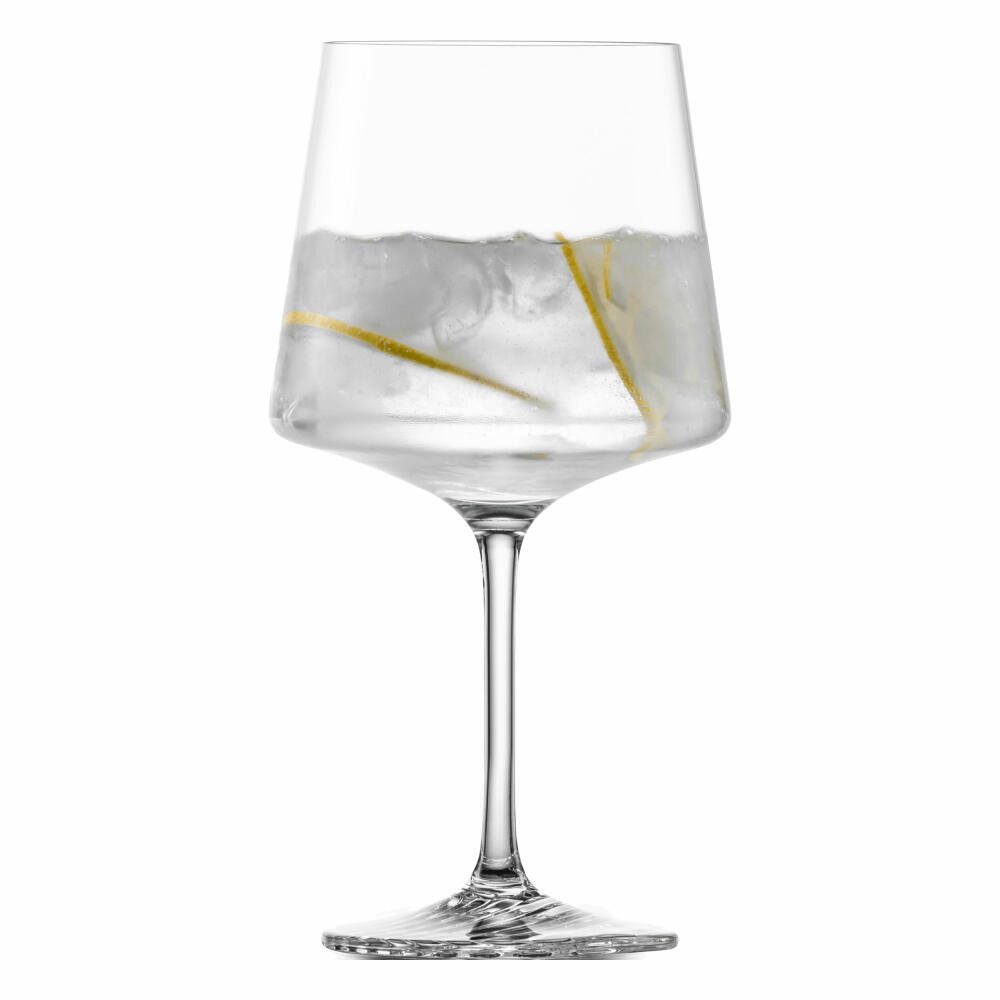 Zwiesel Glas Glas Gin Tonic Echo 4er Set, 630 ml, 4-tlg., Kristallglas