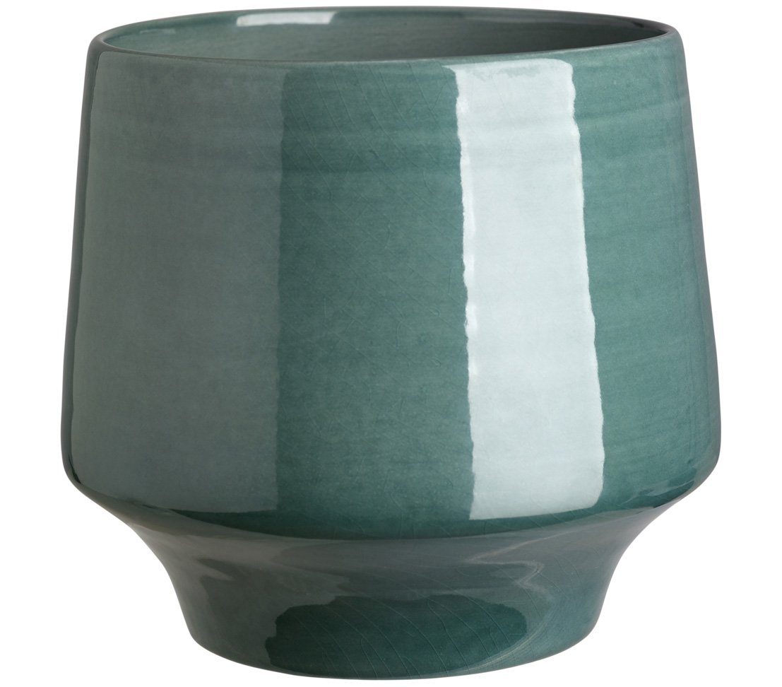 Dehner Übertopf Elsa, türkis, verschiedene Größen, hochwertige, glasierte K günstig online kaufen