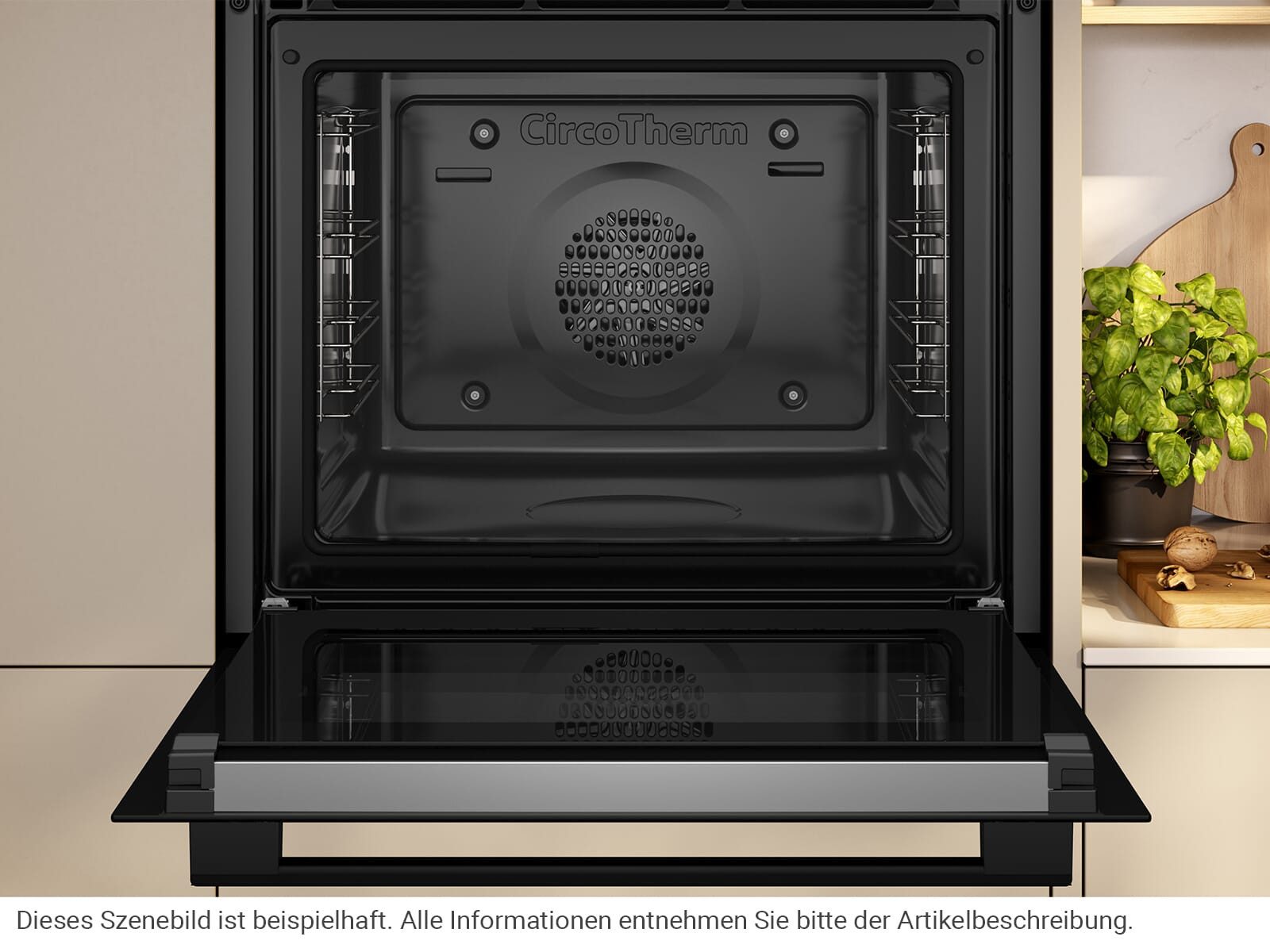 NEFF Einbaubackofen, mit Teleskopauszug nachrüstbar, Pyrolyse-Selbstreinigung