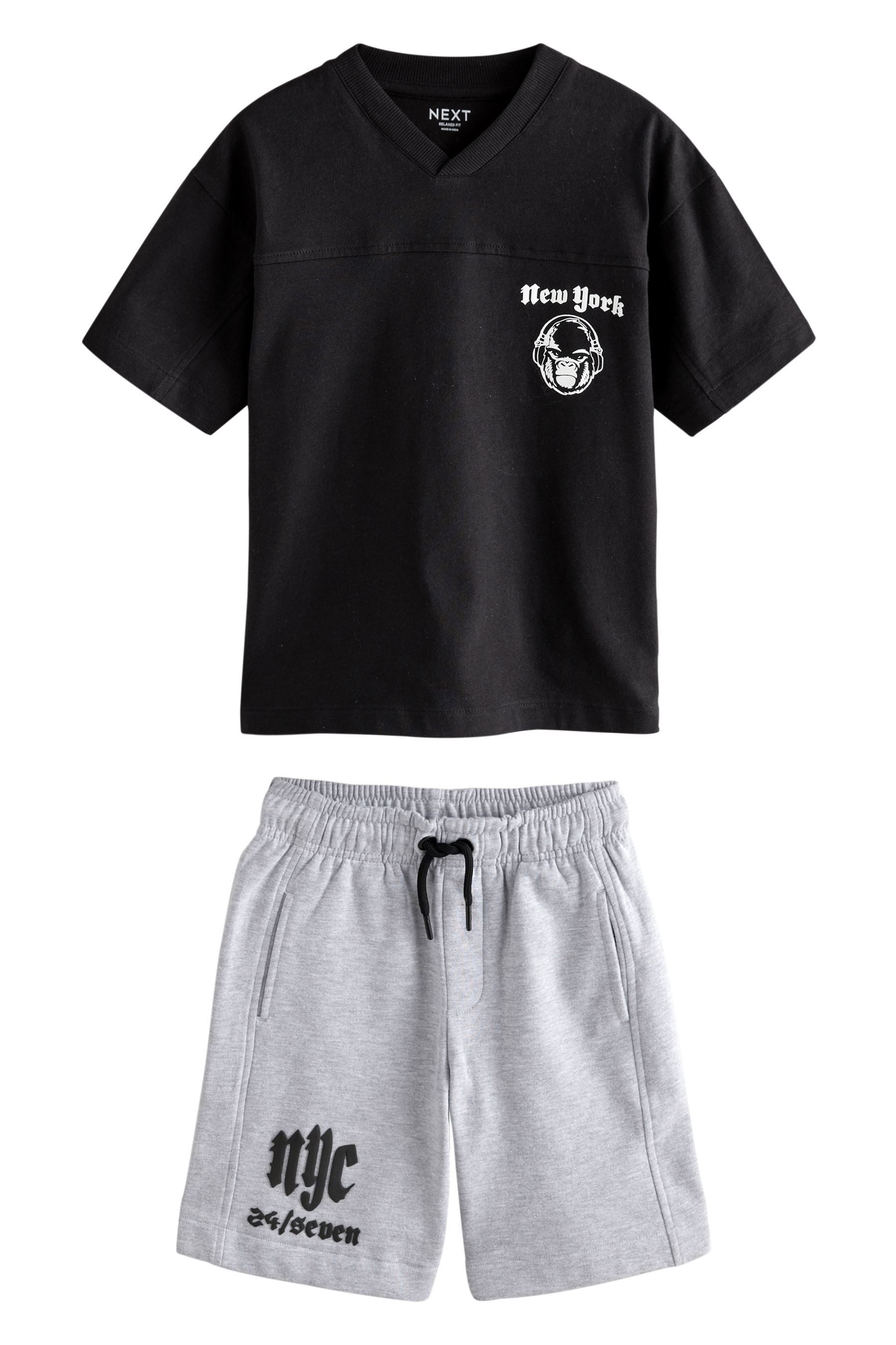 Next T-Shirt & Shorts Relaxed Fit günstig online kaufen