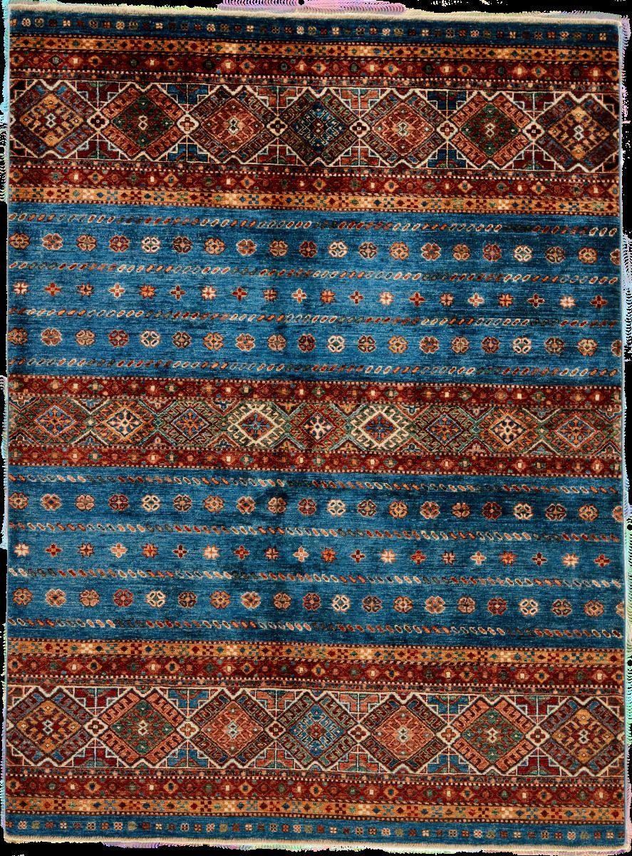 Orientteppich Arijana Shaal 156x207 Handgeknüpfter Orientteppich, Nain Trading, rechteckig, Höhe: 5 mm
