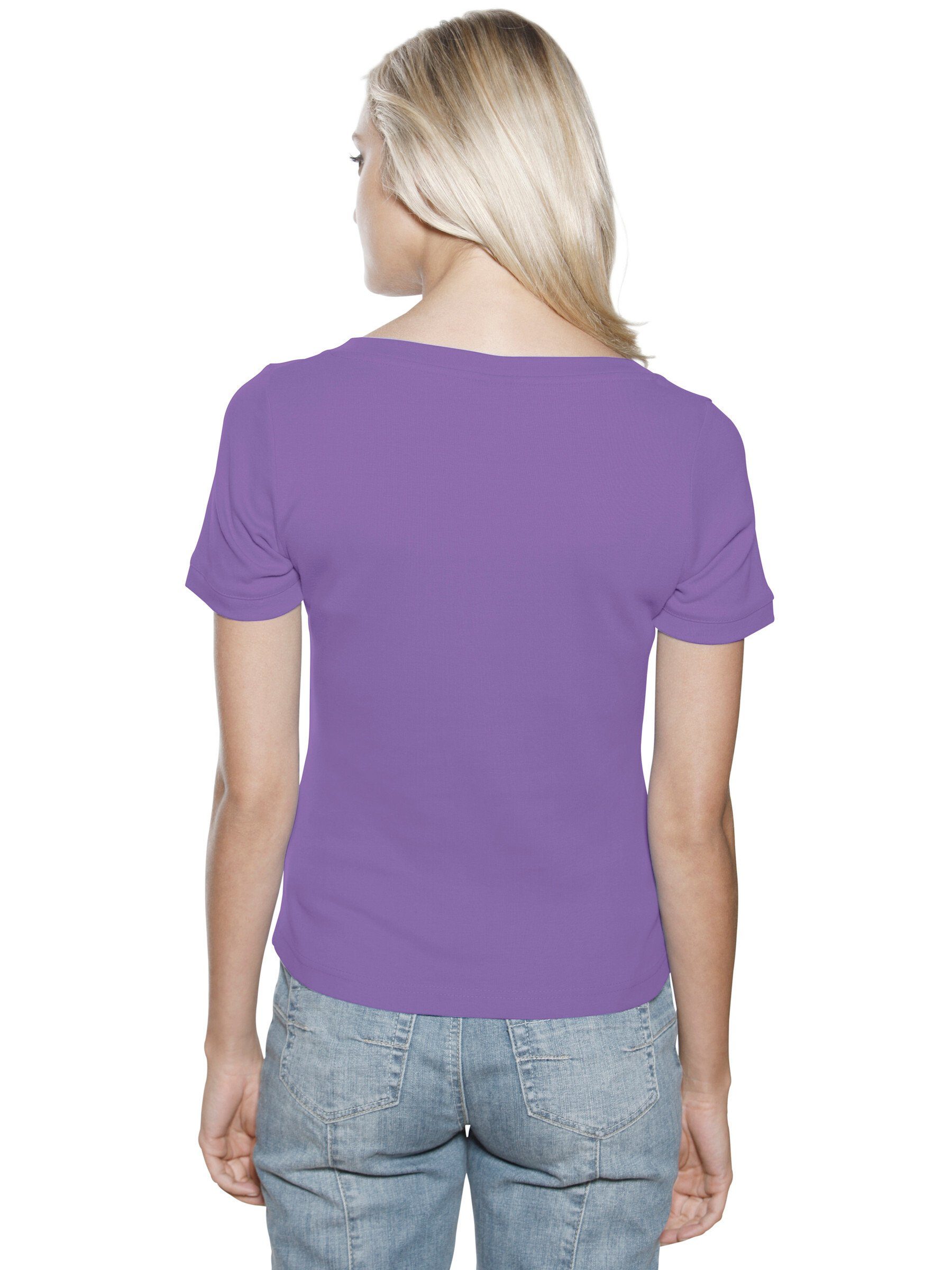 T-Shirt lila heine