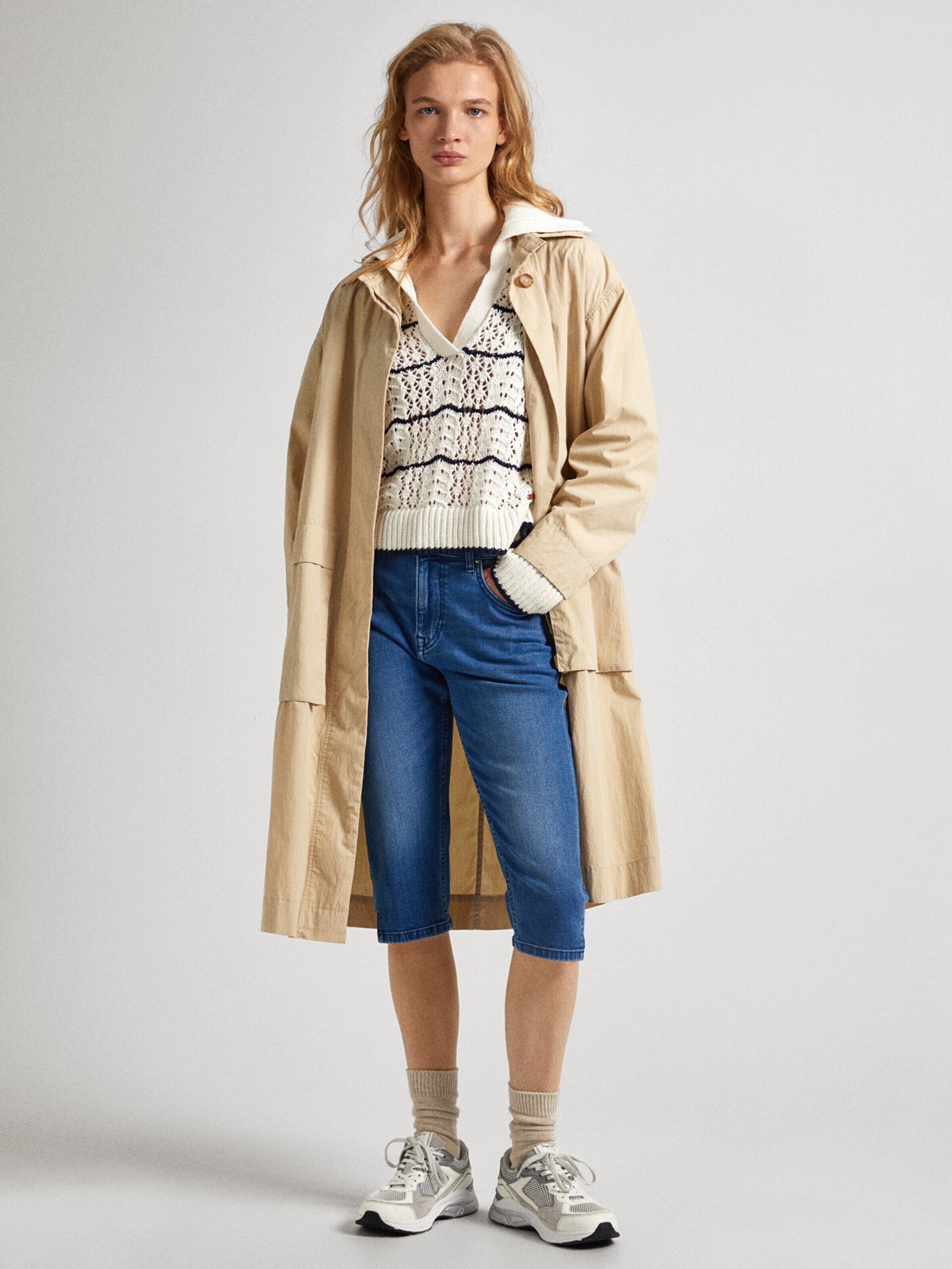 Pepe Jeans 3/4-Jeans (1-tlg) Plain/ohne Details