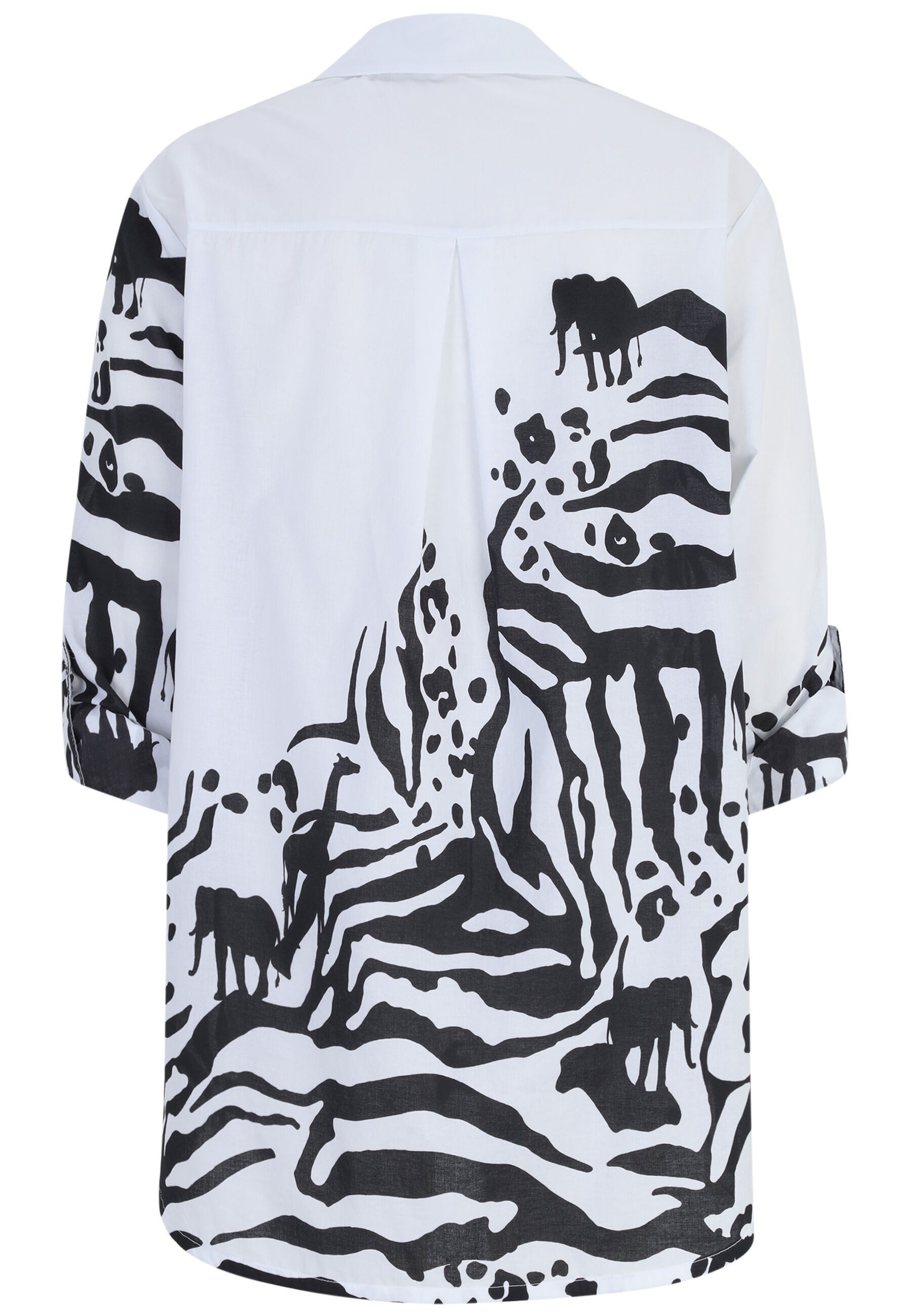 Doris Streich Langarmbluse mit Animalprint günstig online kaufen