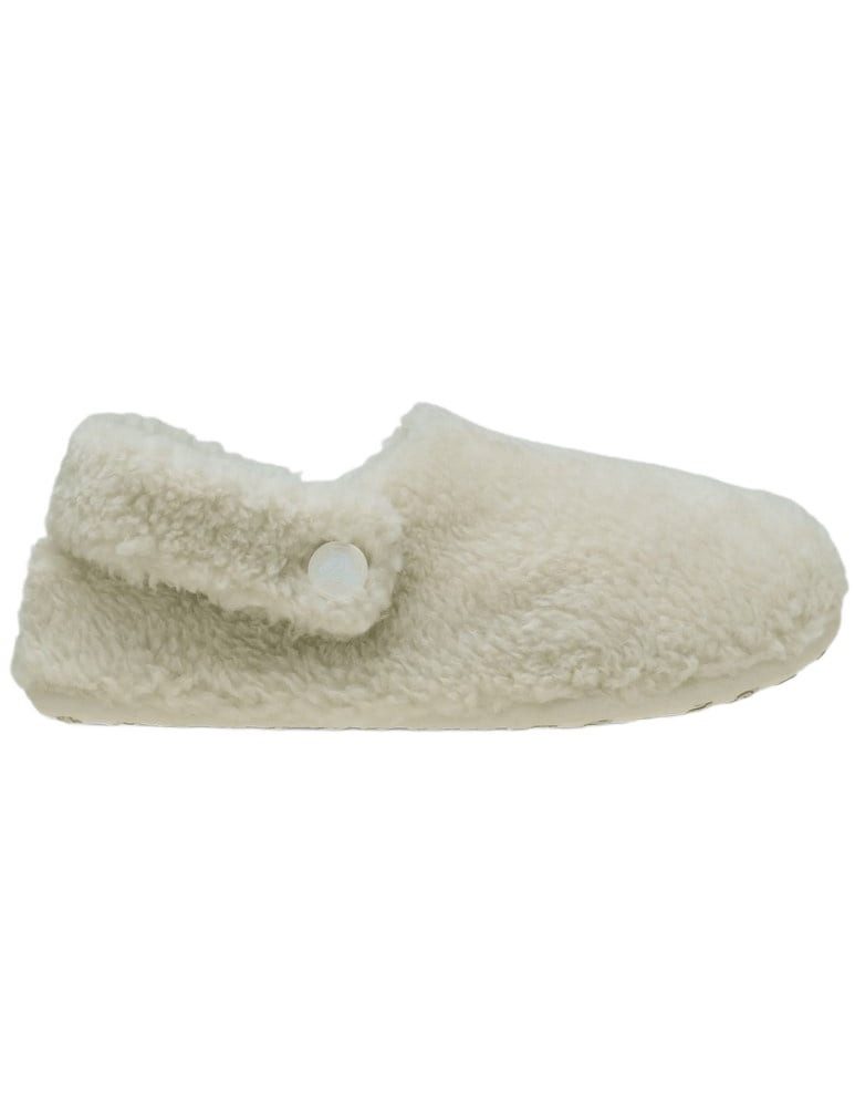 Crocs Classic Cozzzy Slipper (Kunstfell, warm) naturweiss Kinder - 1 Paar Hausschuh