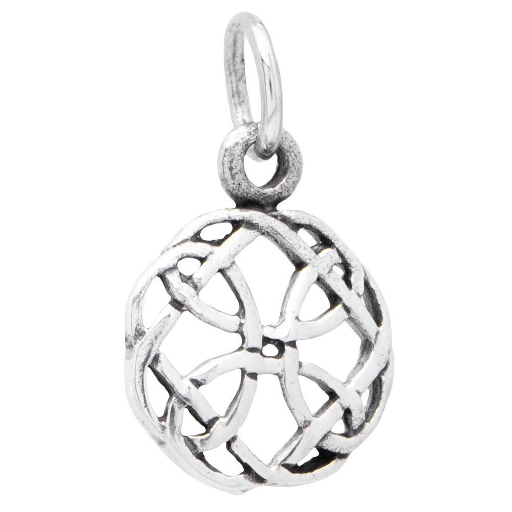 Kettenanhänger Keltischer Knoten Schmuck Anhänger 925er Silber Durchmesser 12mm