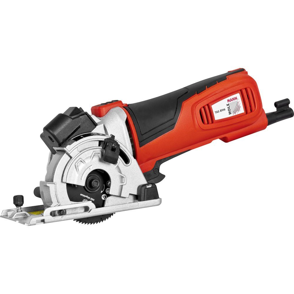 Holzmann Handkreissäge Holzmann Maschinen TAS89M_230V Mini-Handkreissäge Schnitttiefe max. (9