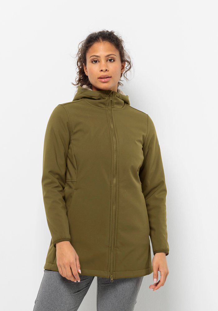 Jack Wolfskin Softshellmantel WINDLAND COAT W cottage | Softshellmäntel