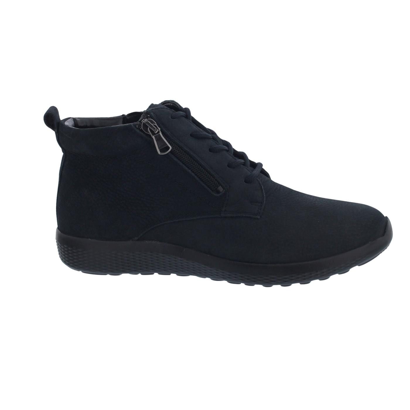 Waldläufer K-Ira Schnür-Bootie, Bear - Nubukleder, Notte (Blau), Wechs Schnürstiefel