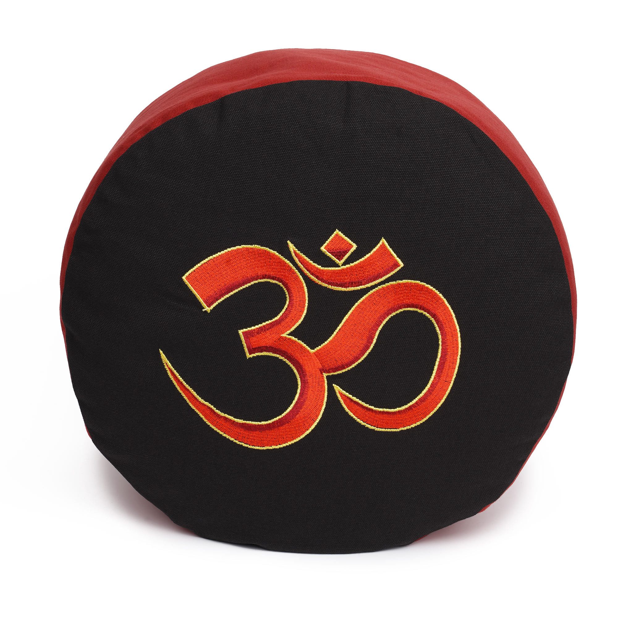 yogabox Yogakissen Meditationskissen Glückssitz® mit O M - Symbol, robust, anpassbare Füllmenge