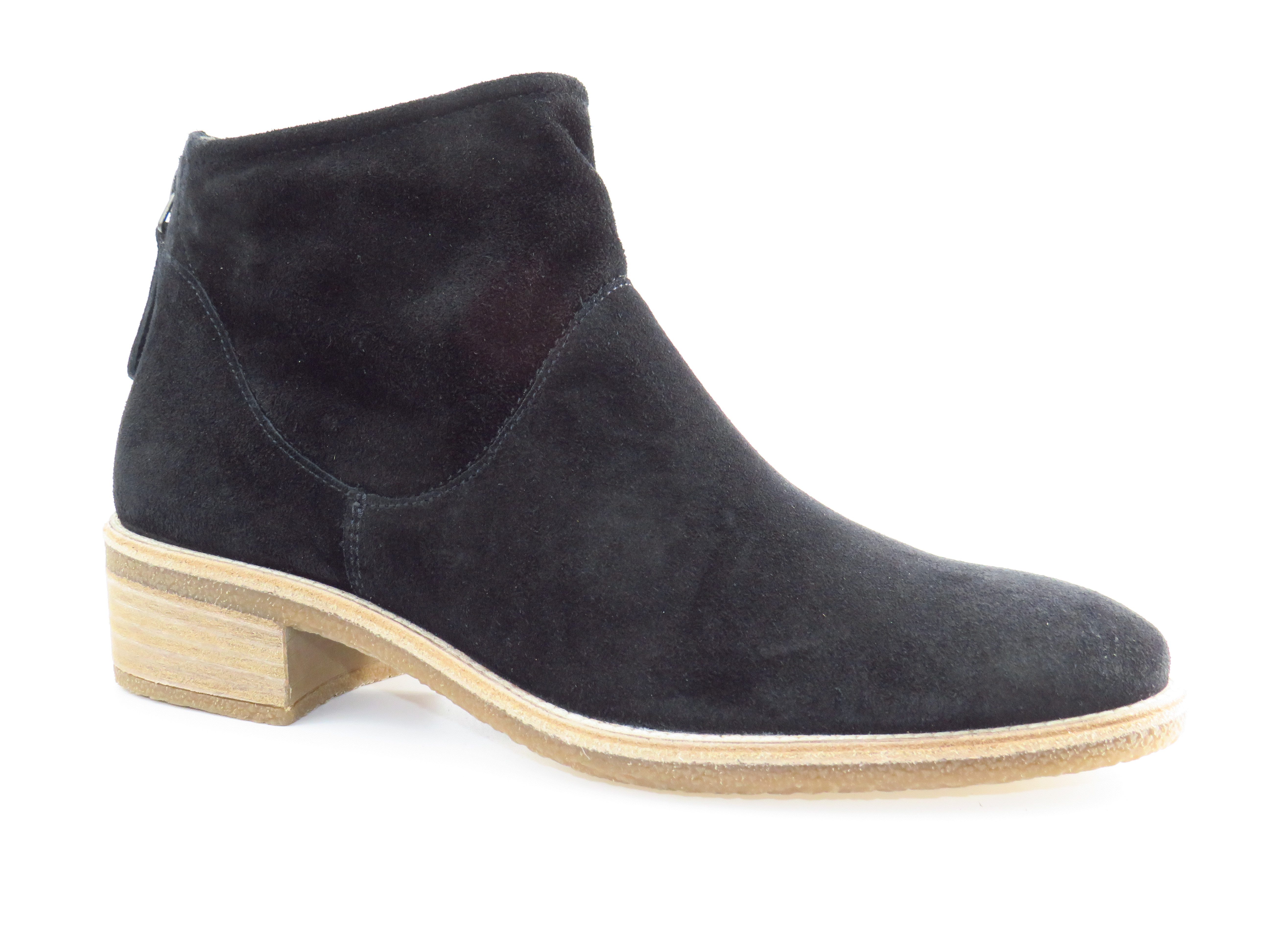 Paul Green Royal Suede schwarz Stiefelette günstig online kaufen