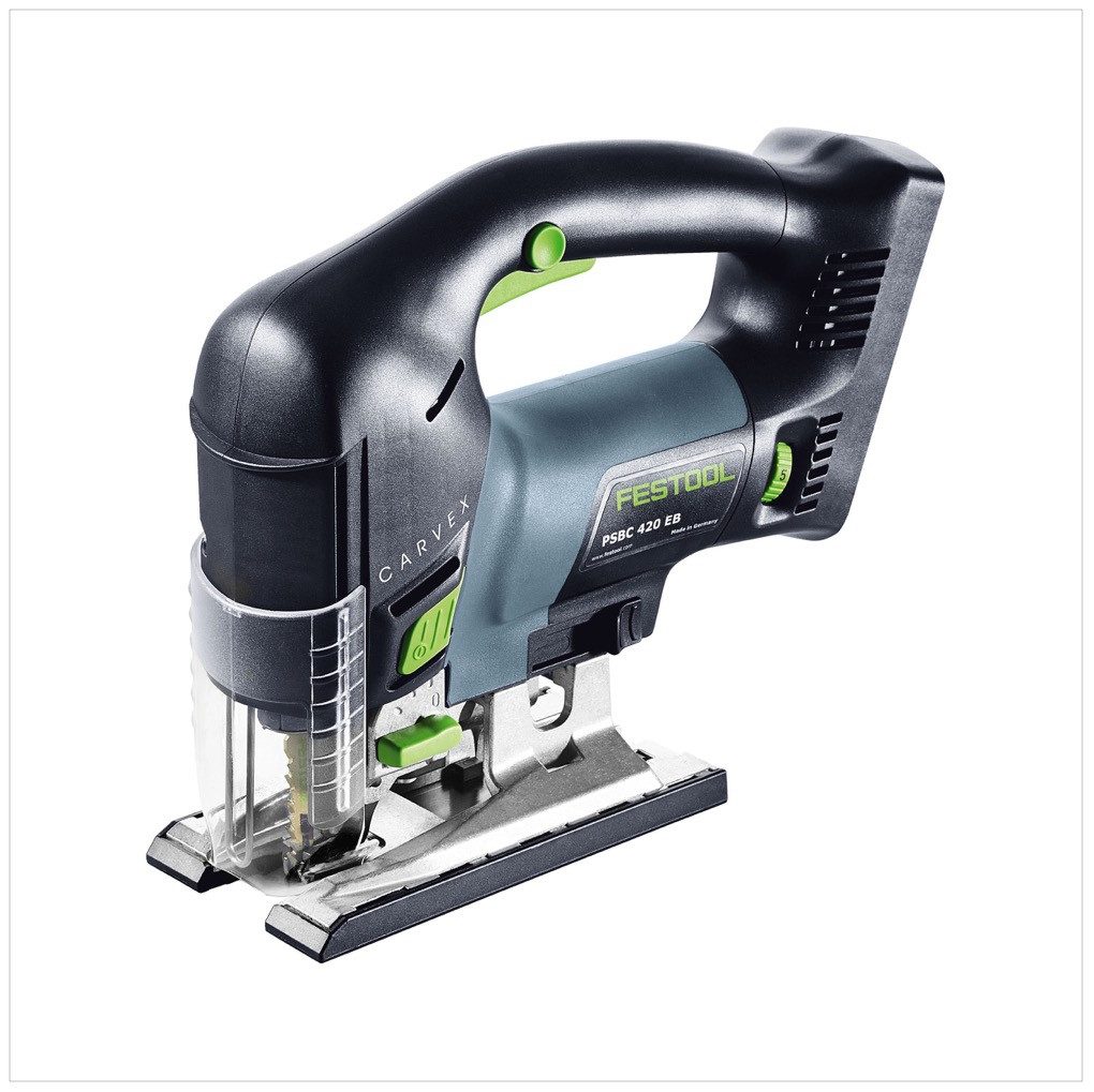 FESTOOL Akku-Stichsäge CARVEX PSBC 420 Li EB-Basic Akku Pendelstichsäge (201379) 18V 120mm