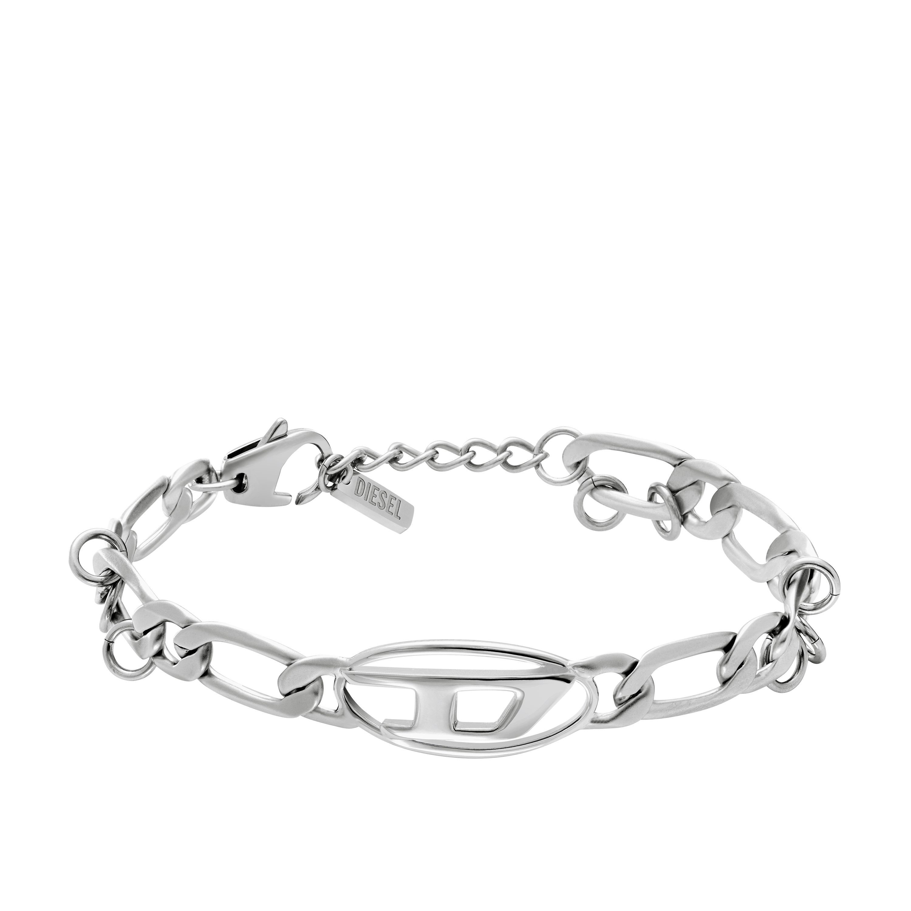 Diesel Armband Schmuck Geschenk Metall OVAL D LOGO günstig online kaufen