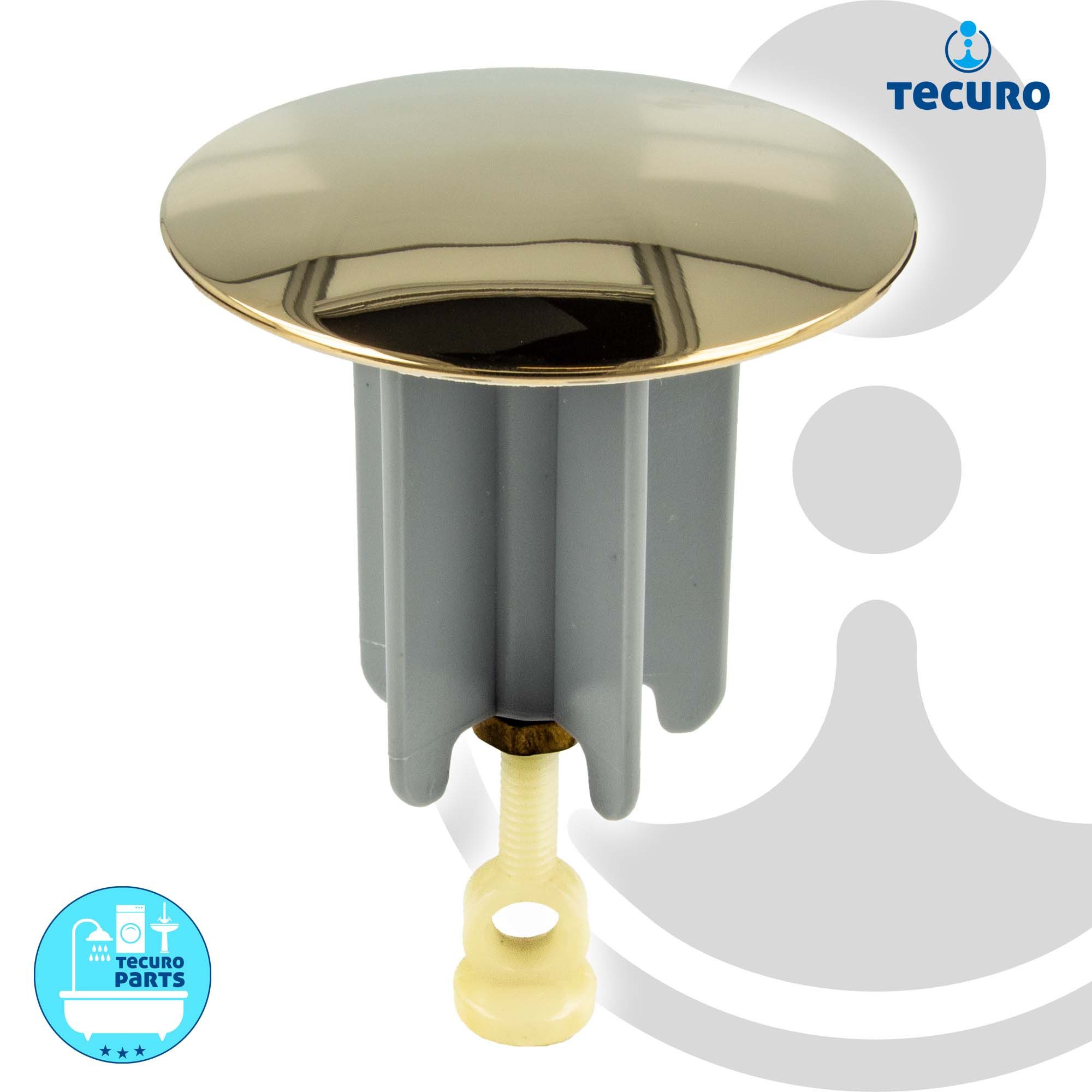 tecuro Ablaufventil Universal Exzenterstopfen Ø 64 mm Ablaufstopfen