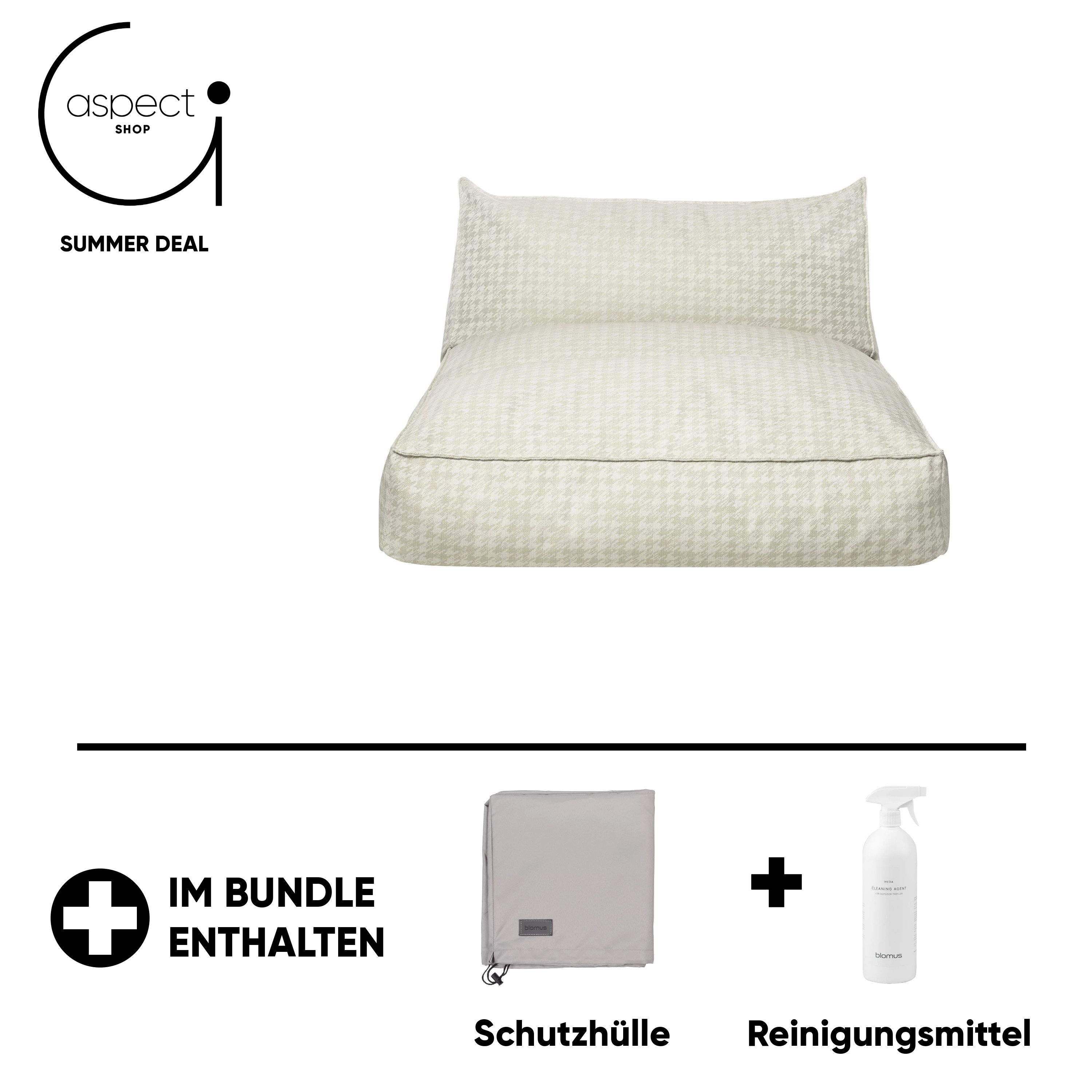 blomus Daybed Blomus Bett Stay Special Edition Twigh Sand +Gratis Hülle & Reinigung