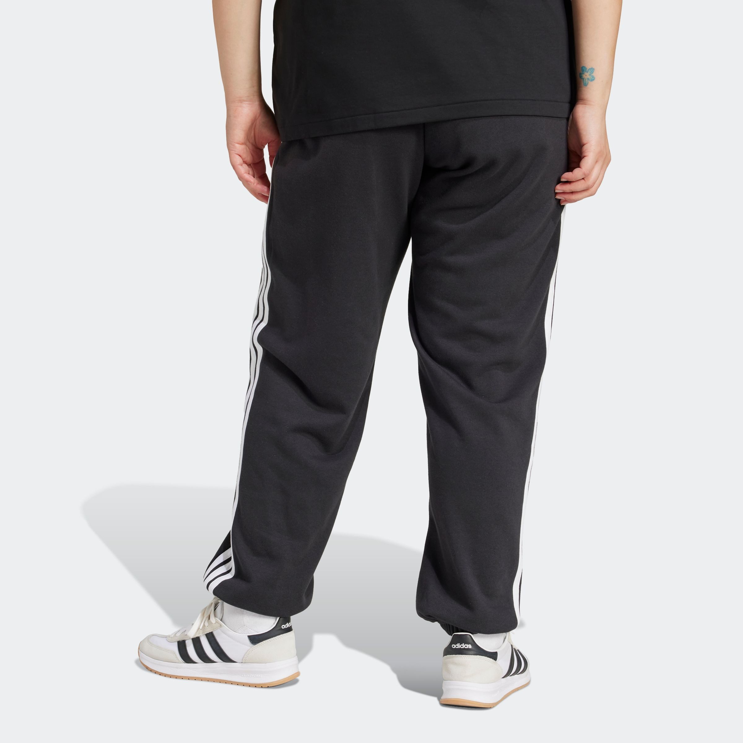 adidas Sportswear Sporthose ESSENTIALS 3-STREIFEN FRENCH TERRY CUFFED