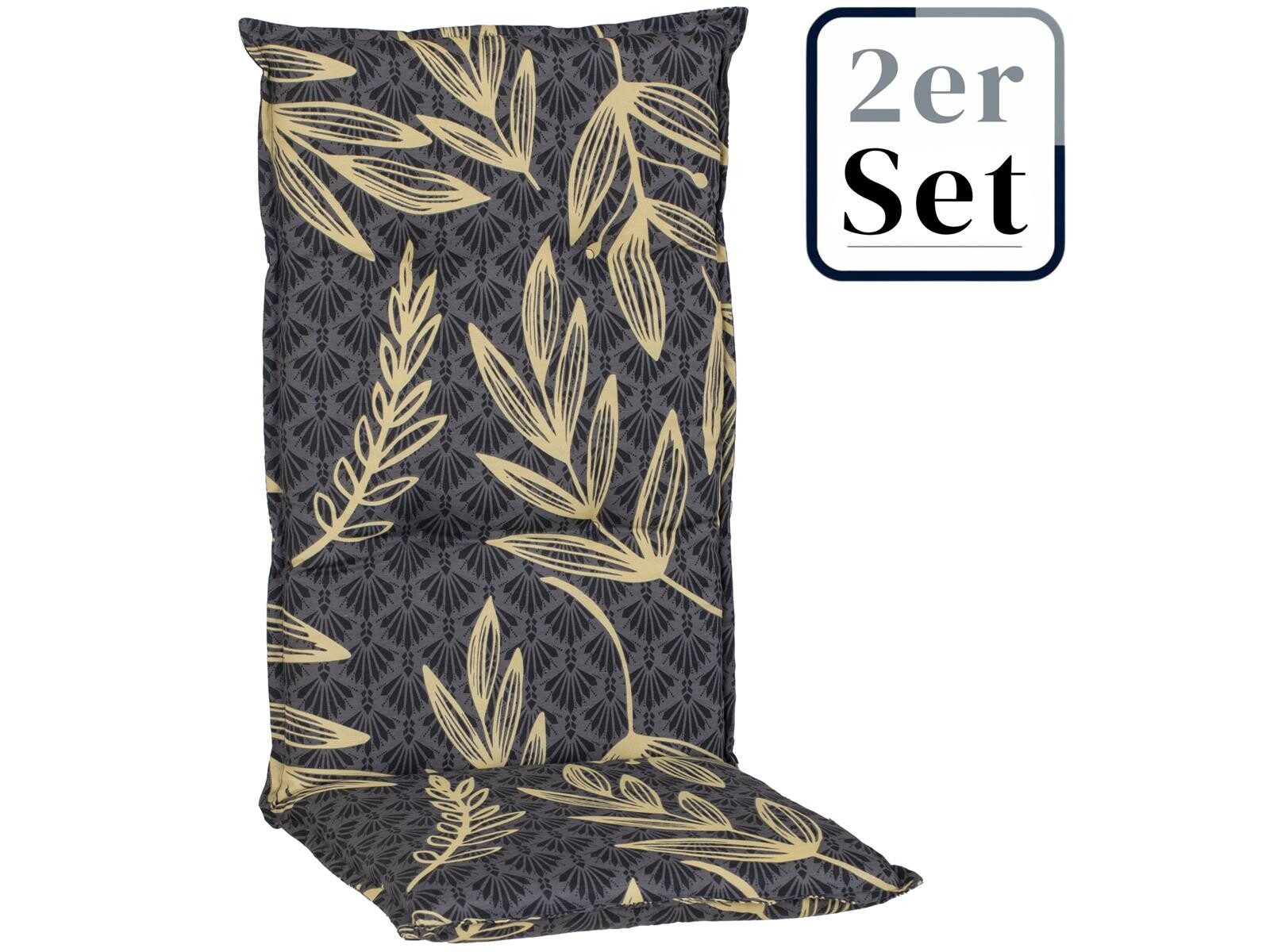 Green Spirit Polsterauflage Auflagen-Serie »Barcelona-Beijing« grau, (Set, 2 St)