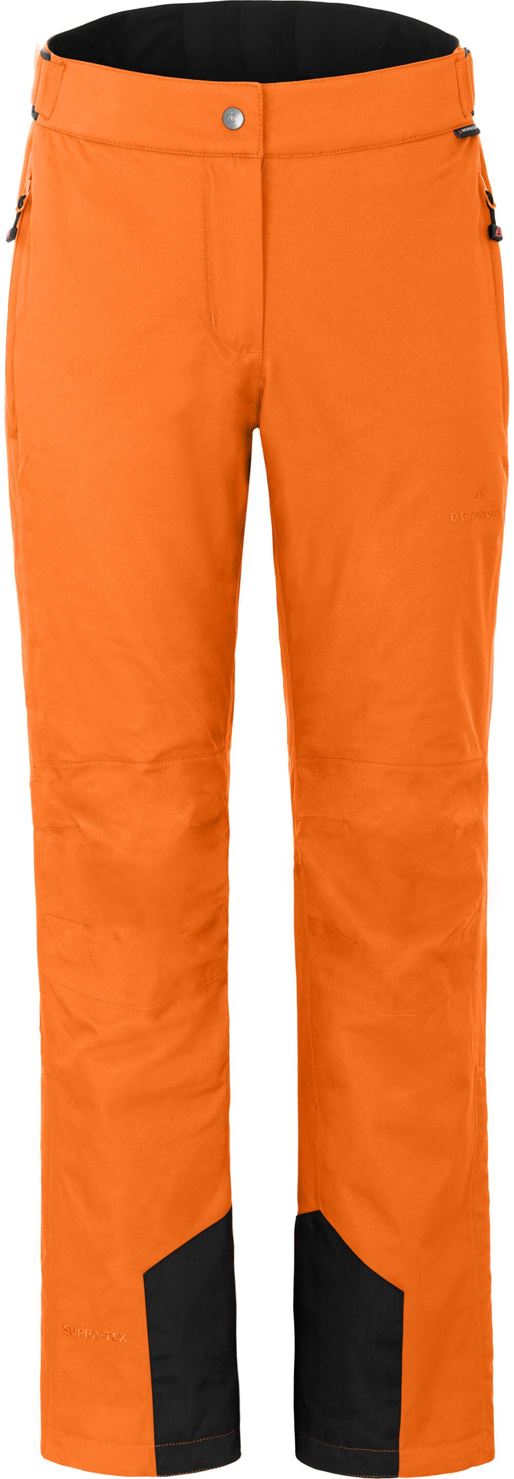 Bergson Skihose LIVE Damen Skihose, wattiert, 12000 mm Wassersäule, Langgrößen, orange