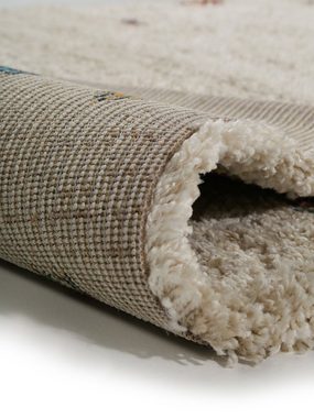 Hochflor-Teppich Gobi, benuta, rechteckig, Höhe: 21 mm, Kunstfaser, Berber, Ethno-Style, Wohnzimmer