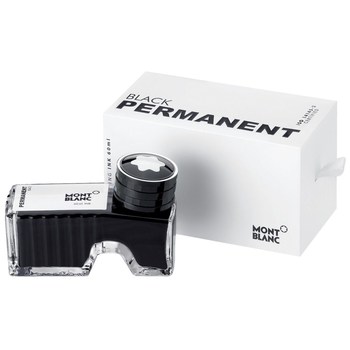 MONTBLANC Füllhalter Tinte - 60 ml Glasflacon black.