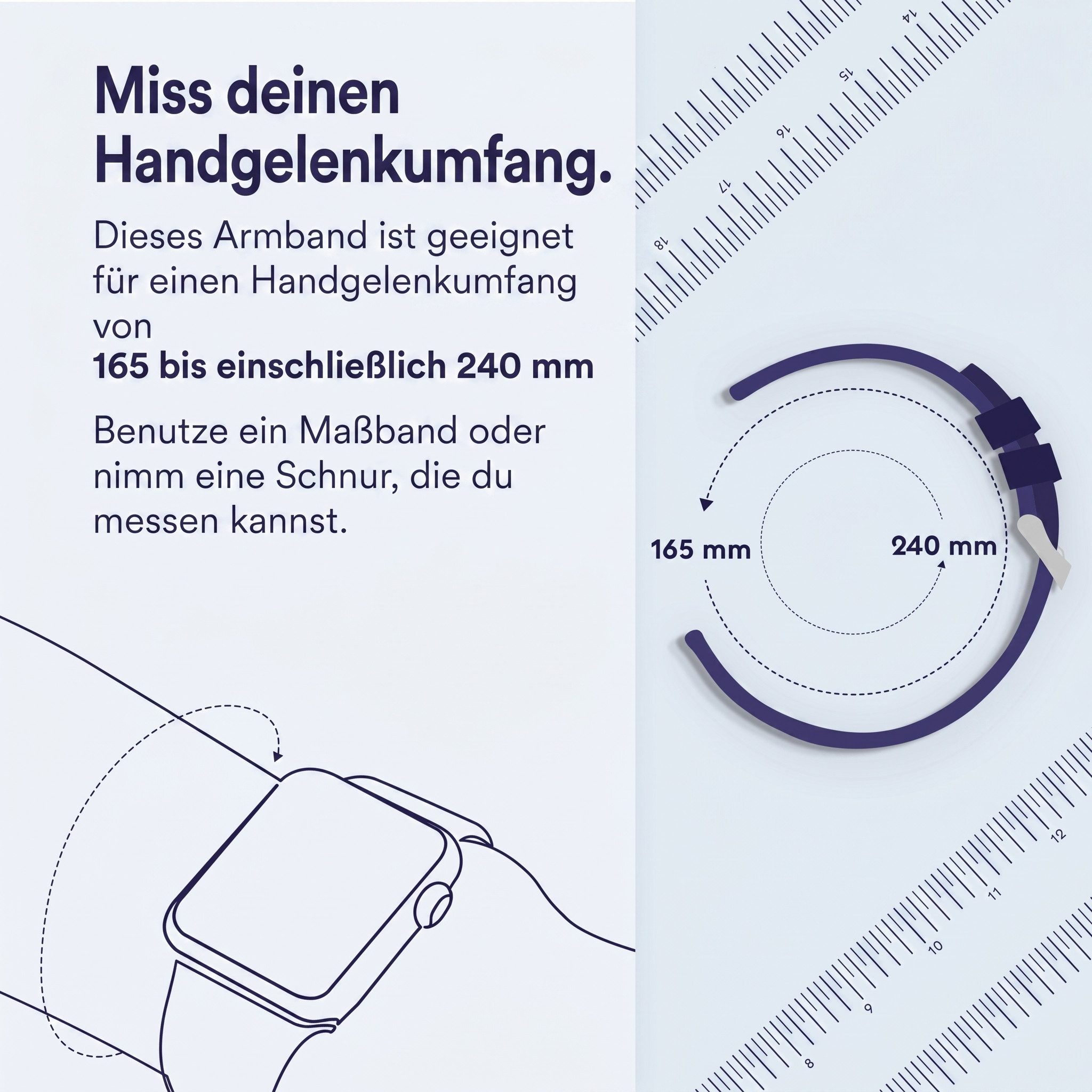 imoshion Smartwatch-Armband imoshion Nylonarmband - Universelle 22 mm Anschluss - Rosa – Bild 2 von 5