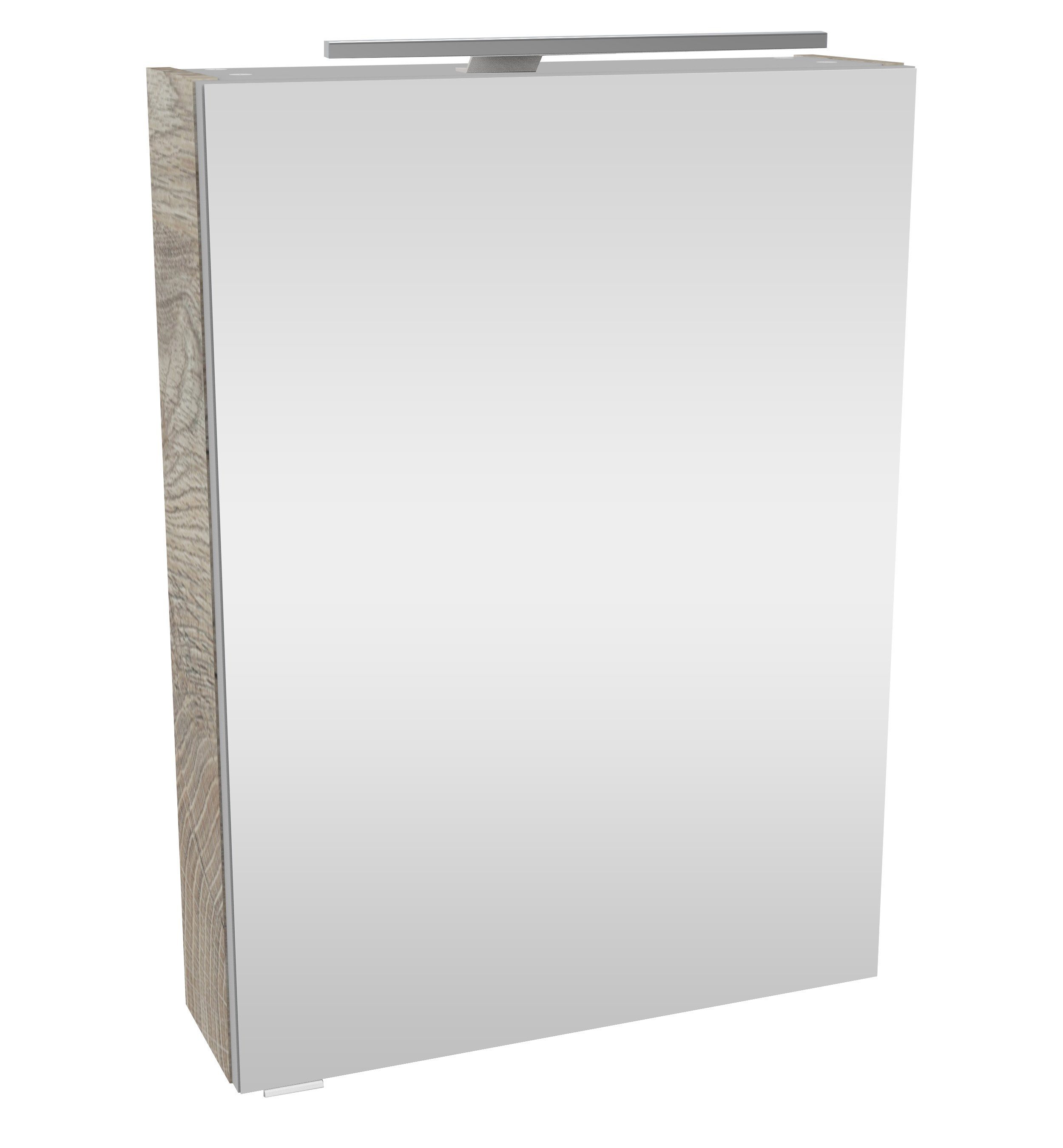 FACKELMANN Spiegelschrank (Spiegelschrank mit LED-Aufsatzleuchte) Badmöbel