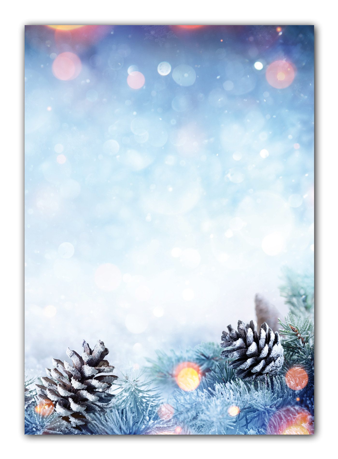 Briefpapier Motivpapier Weihnachten & Weihnachtszeit DIN A4 gut beschreibbar