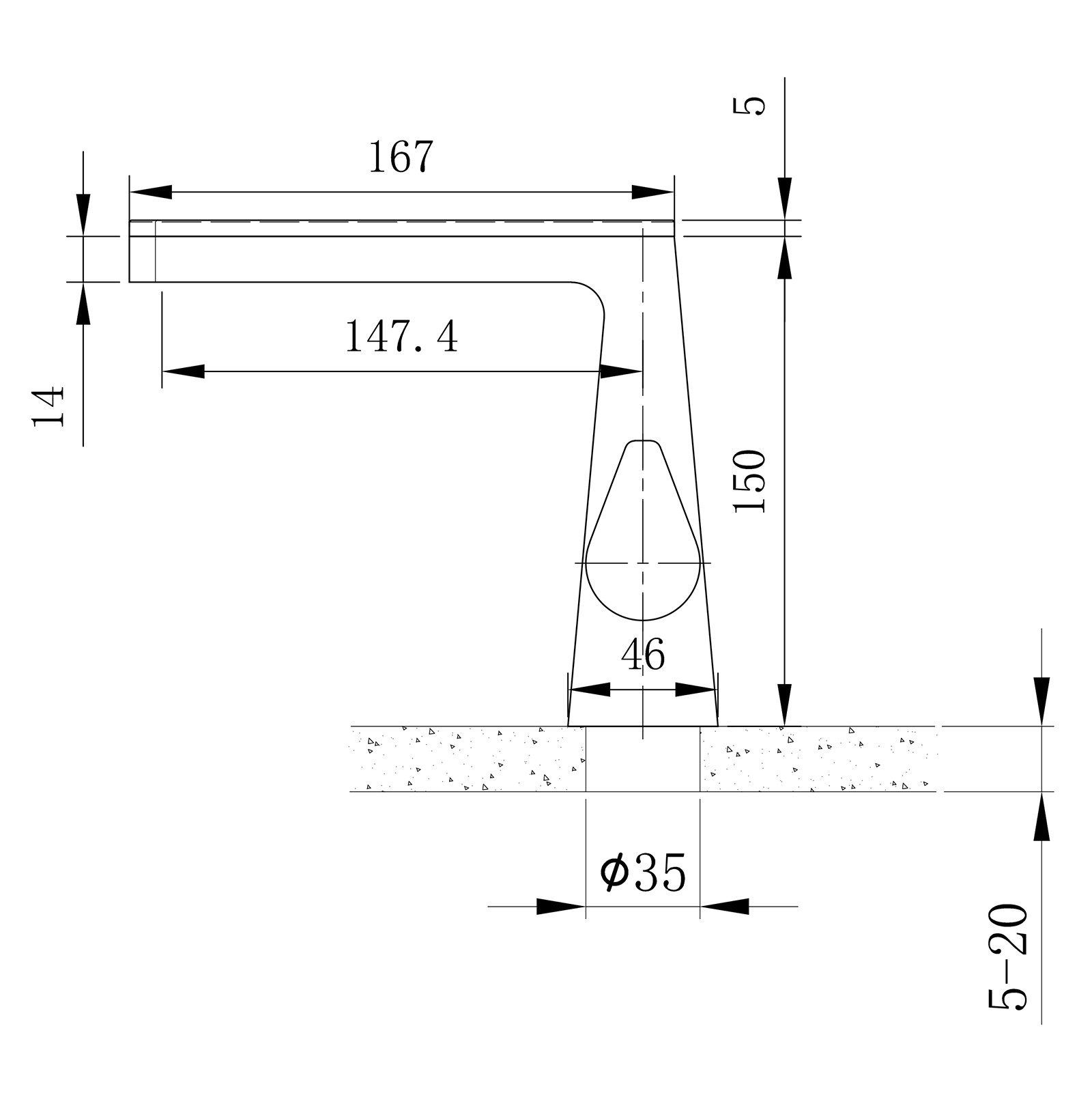 Bernstein Waschtischarmatur NT7320 Design Wasserfall günstig online kaufen